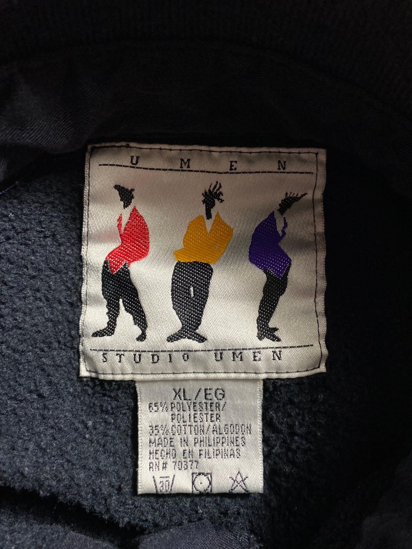 90’s STUDIO UMEN Size XL Vintage Button Up Sweat-shirt / K2438