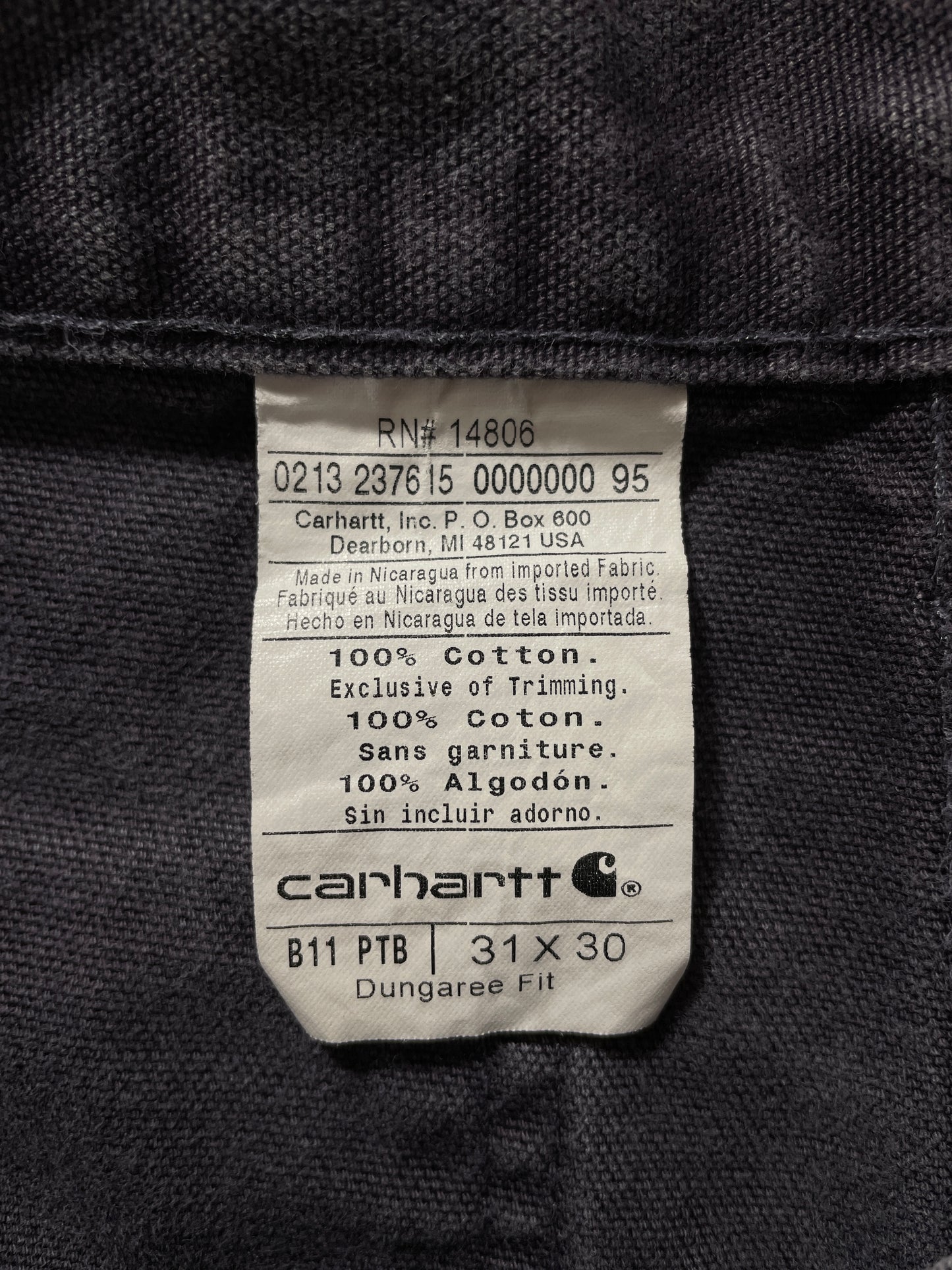 Vintage CARHARTT Size W32xL28 Duck Pants / E4204P