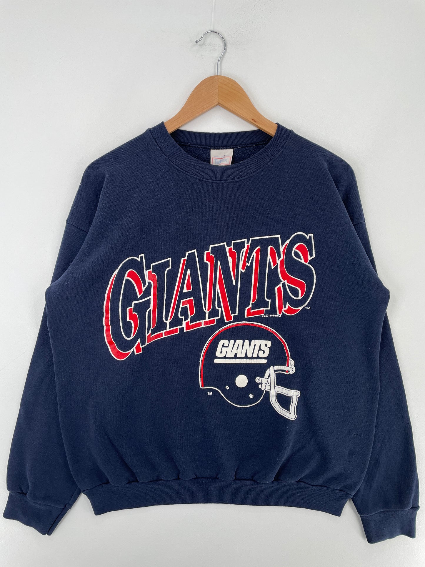 1998 NEW YORK GIANTS Made in USA Size XL Vintage NFL Sweat-Shirt / E2641S