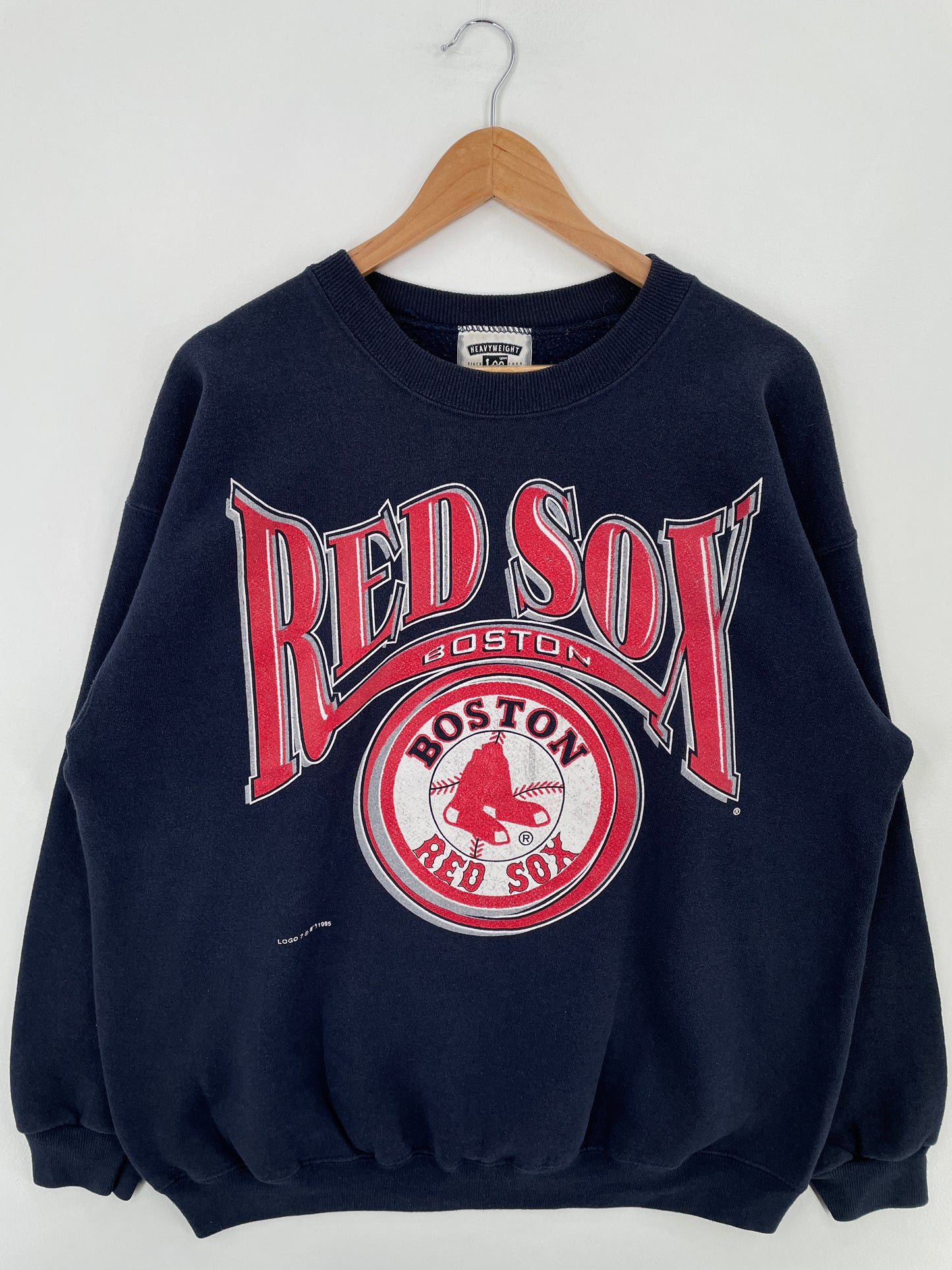 1995 BOSTON RED SOX Made in USA Size XL Vintage MLB Sweat-Shirt / E1521S