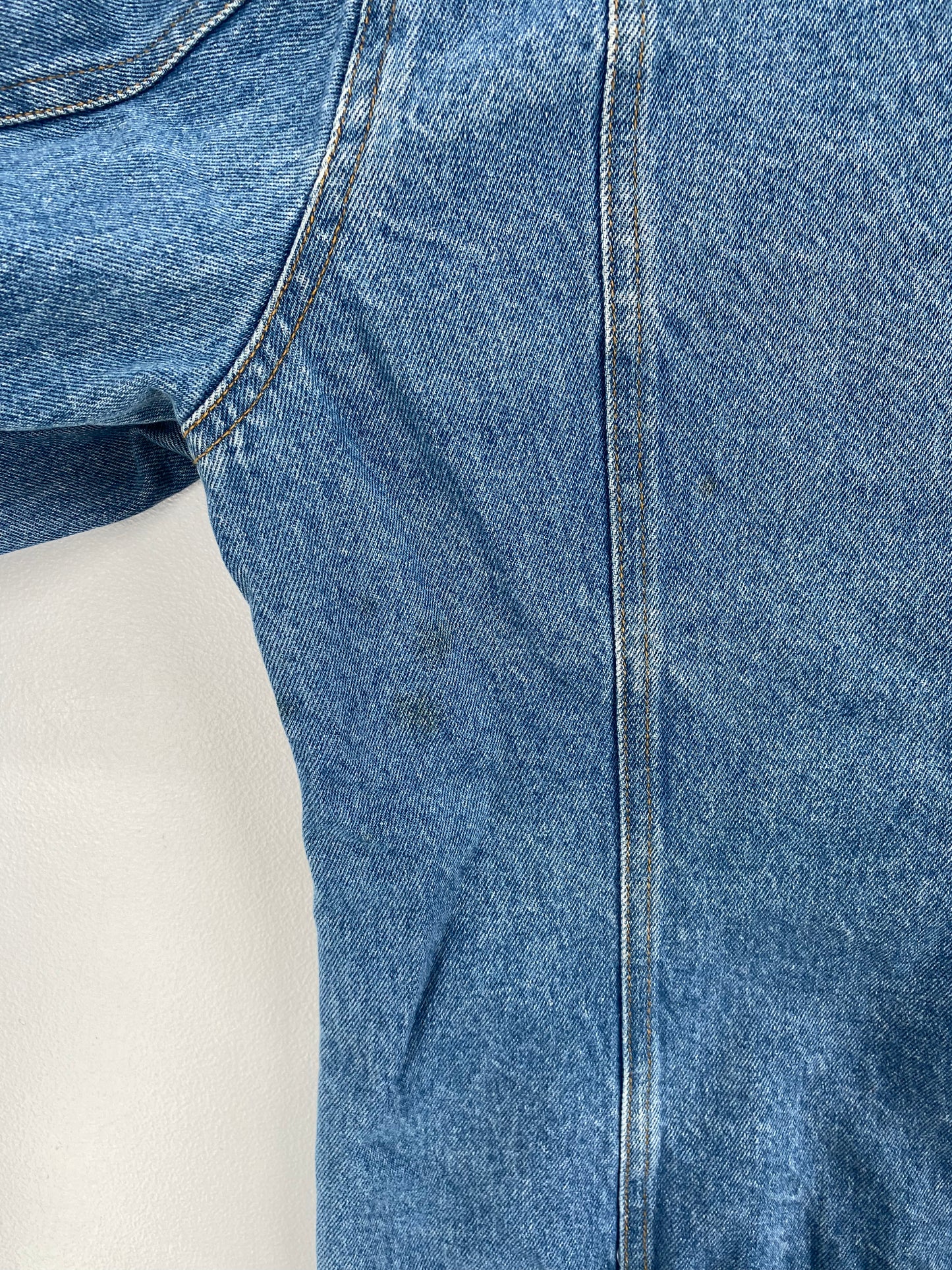 00’ DISNEY POOH AND PIGLET Size Ladies L Denim Jacket / A982