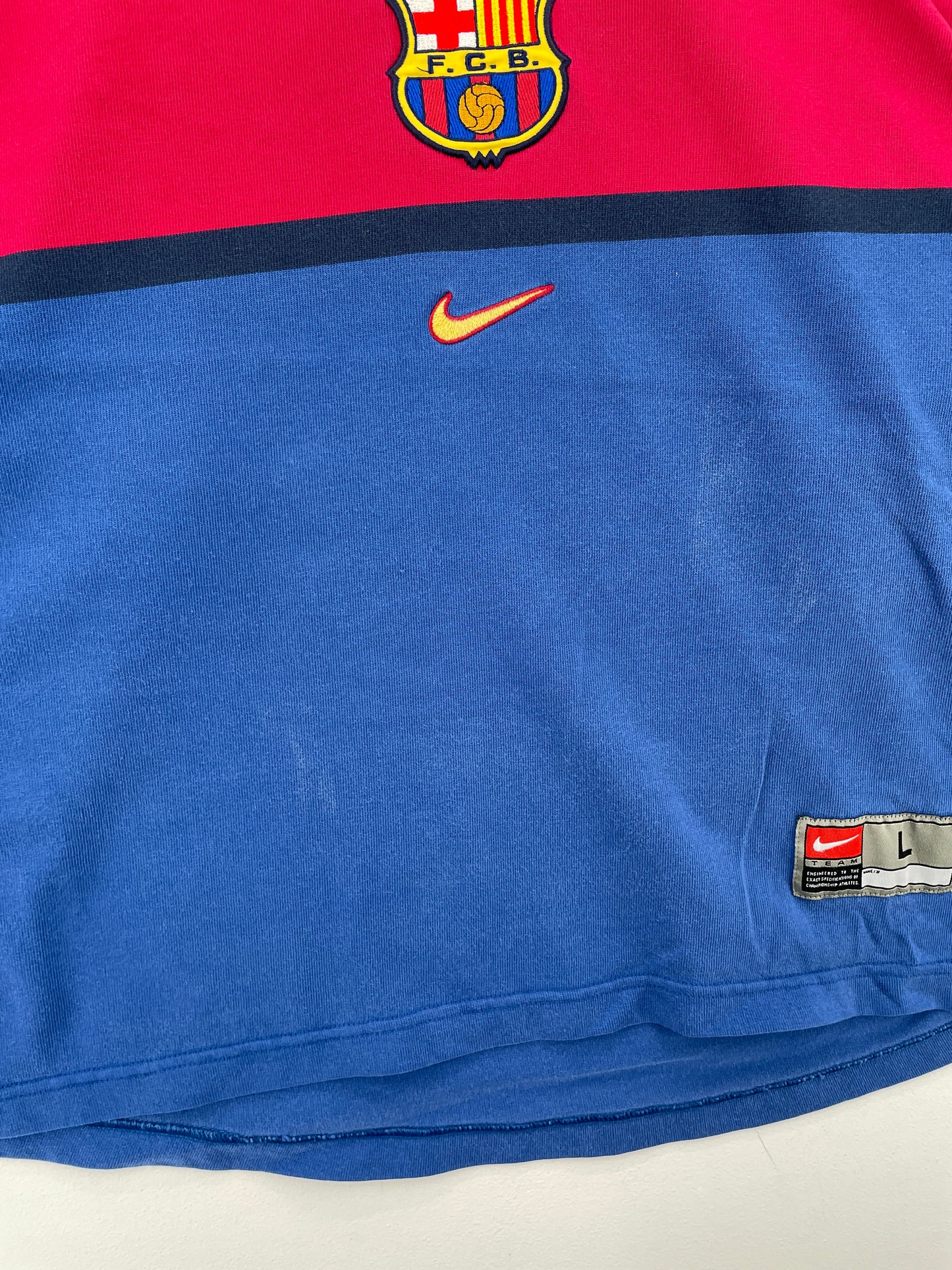 00' NIKE x F.C.B Size L Vintage Rugby-Shirt / A7267