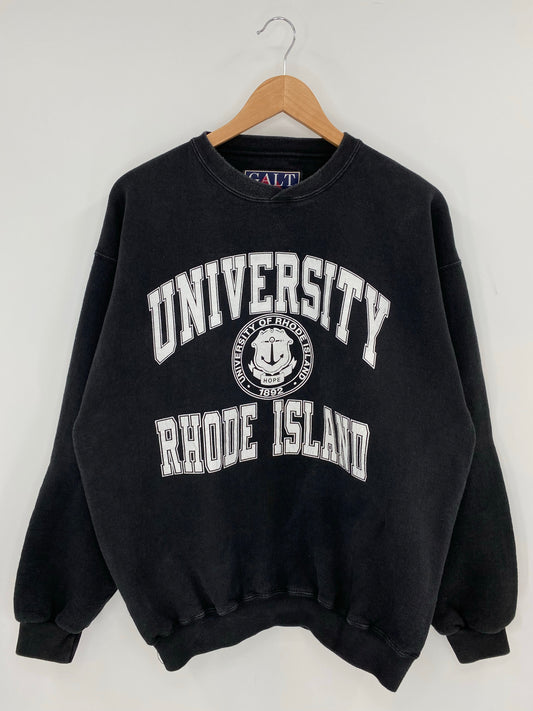 90’s UNIVERSITY OF RHODE ISLAND (No tag) Approx. Size XL Vintage Sweat-Shirt / K7454