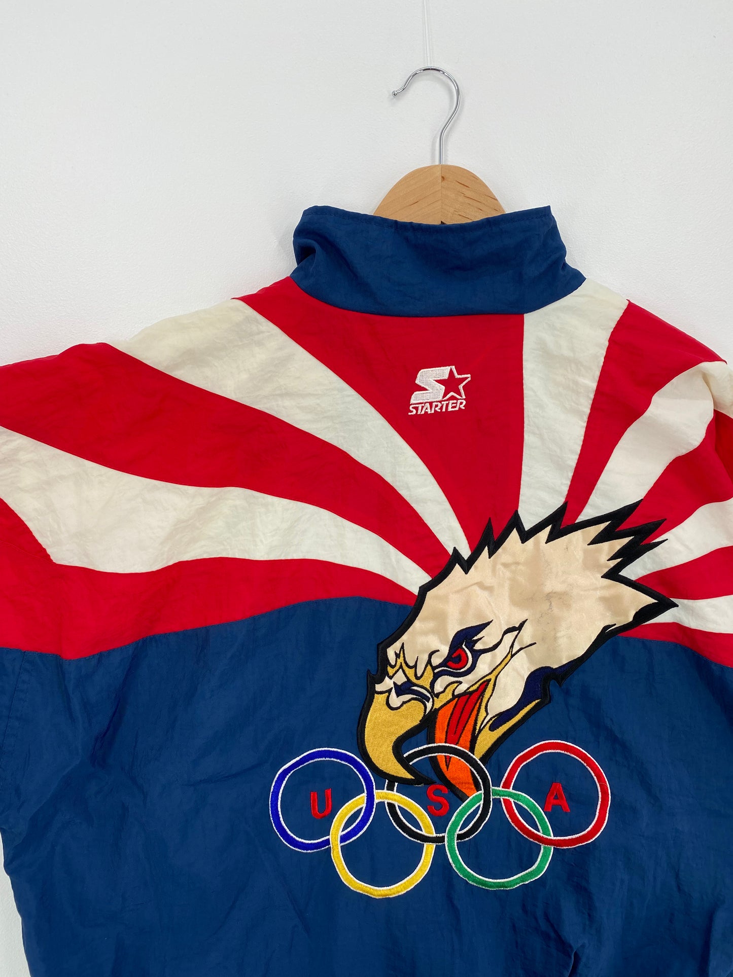 90’s STATER x TEAM USA Size L Vintage Nylon Jacket  / A346
