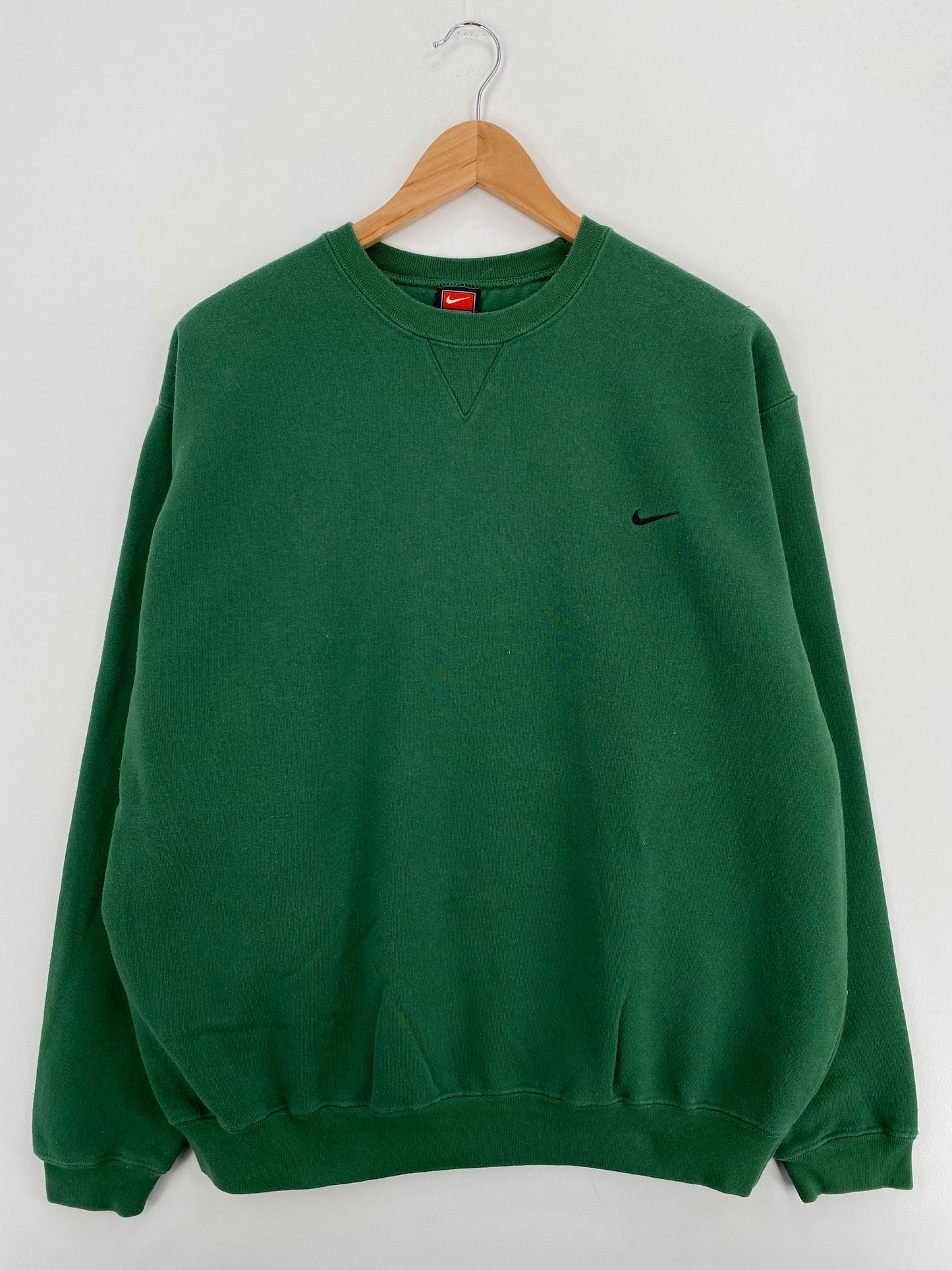 00' NIKE MINI SWOOSH Size L Vintage Sweat-shirt / A6443