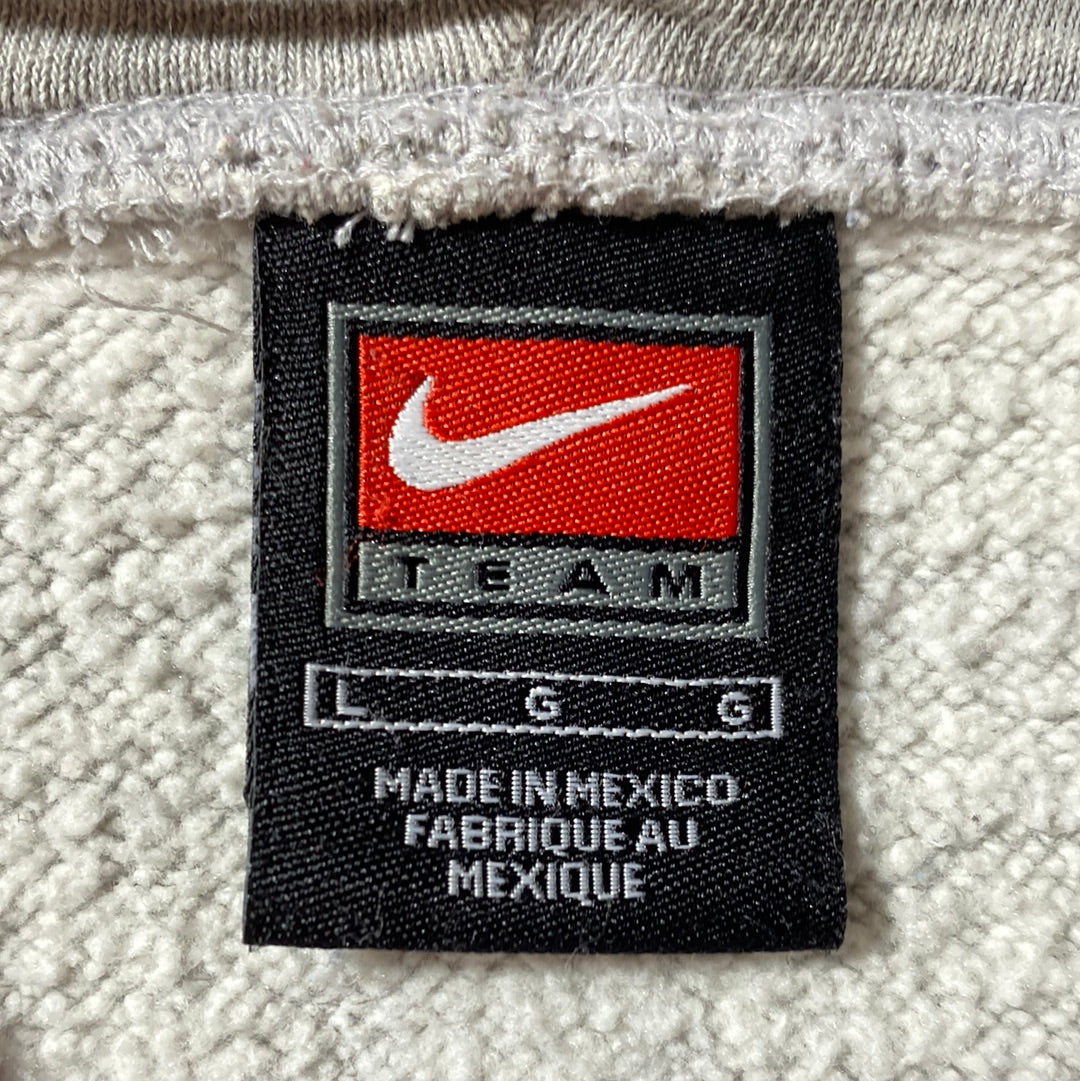 00' NIKE x OHIO STATE Size L Vintage College Hoodie Sweat-shirt / E3149S