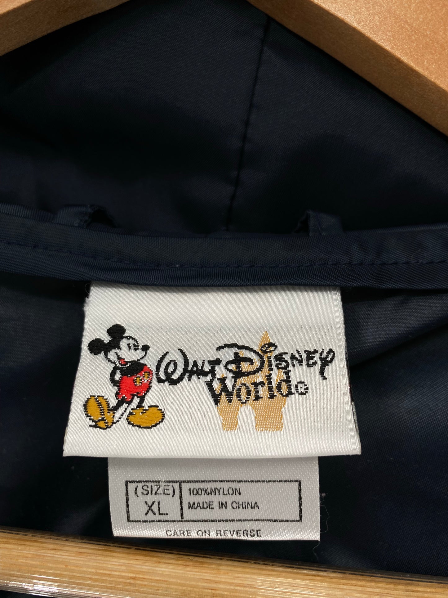 90’s DISNEY WALT DISNEY WORLD Size XL Vintage Nylon-Jacket / K4971