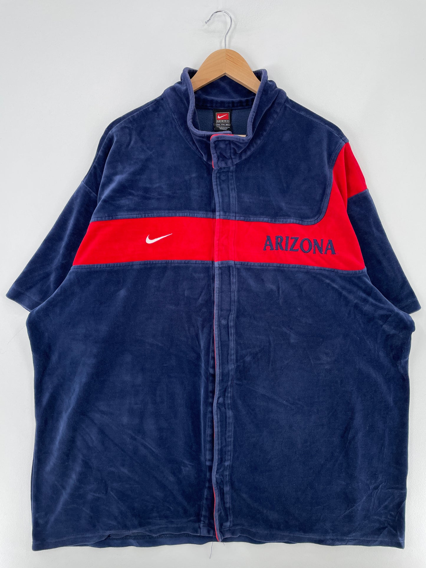 00' NIKE x ARIZONA Size XXL Vintage Velour Shirt / E3013S