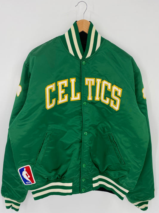 90’s STARTER x BOSTON CELTICS Size XL NBA Reversible Nylon Jacket / K6907