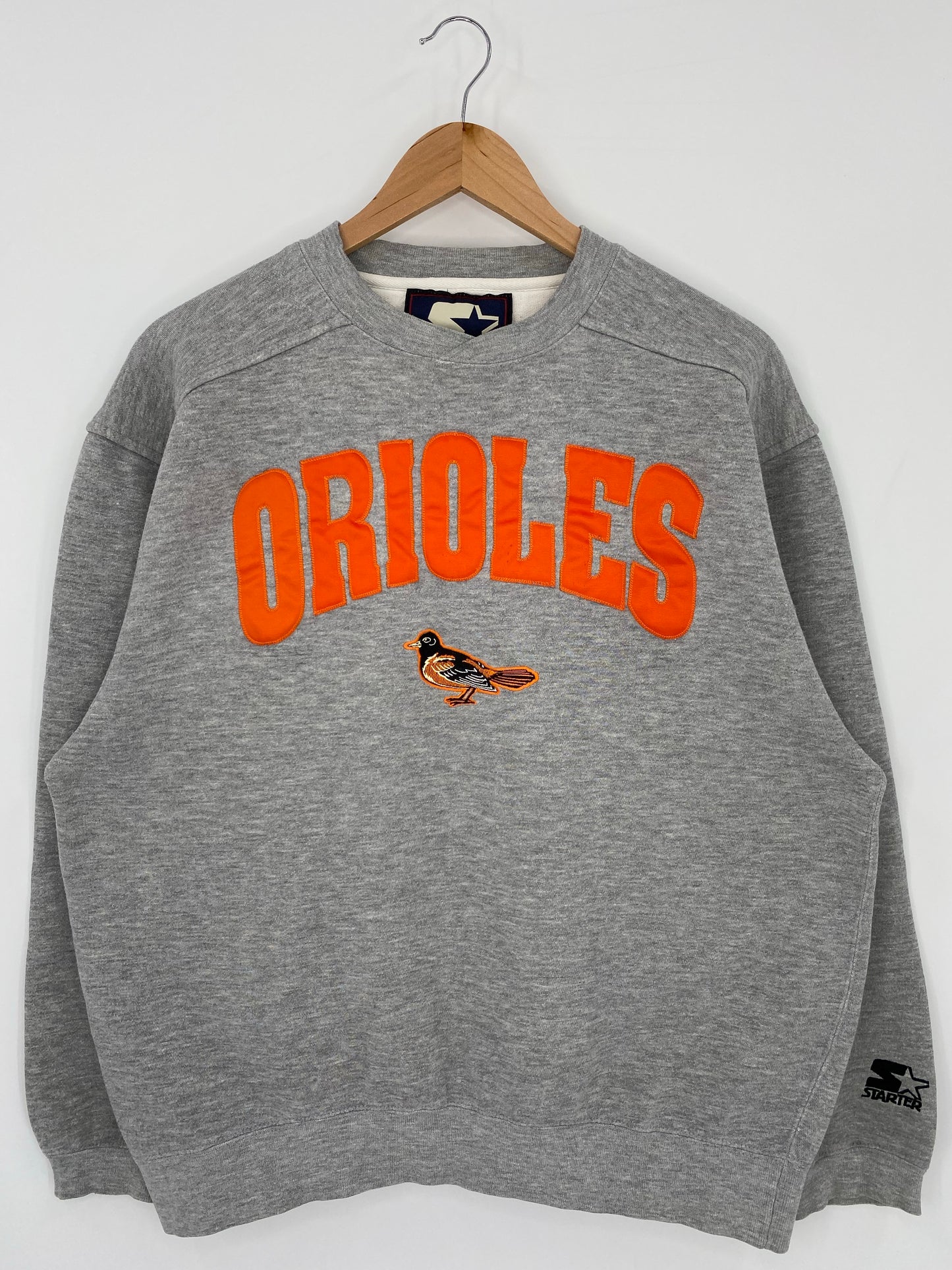 90’s STARTER x BALTIMORE ORIOLES Size M MLB Sweat - Shirt/ K5884