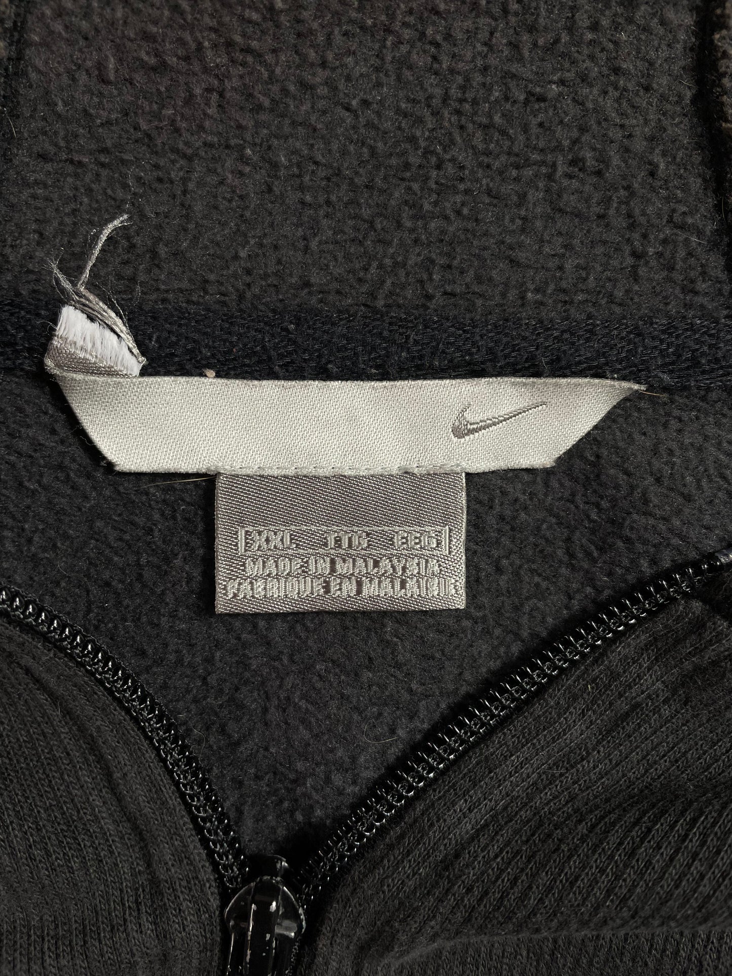 00' NIKE Size XXL Vintage Zip-up Hoodie Sweat-shirt / E1683S