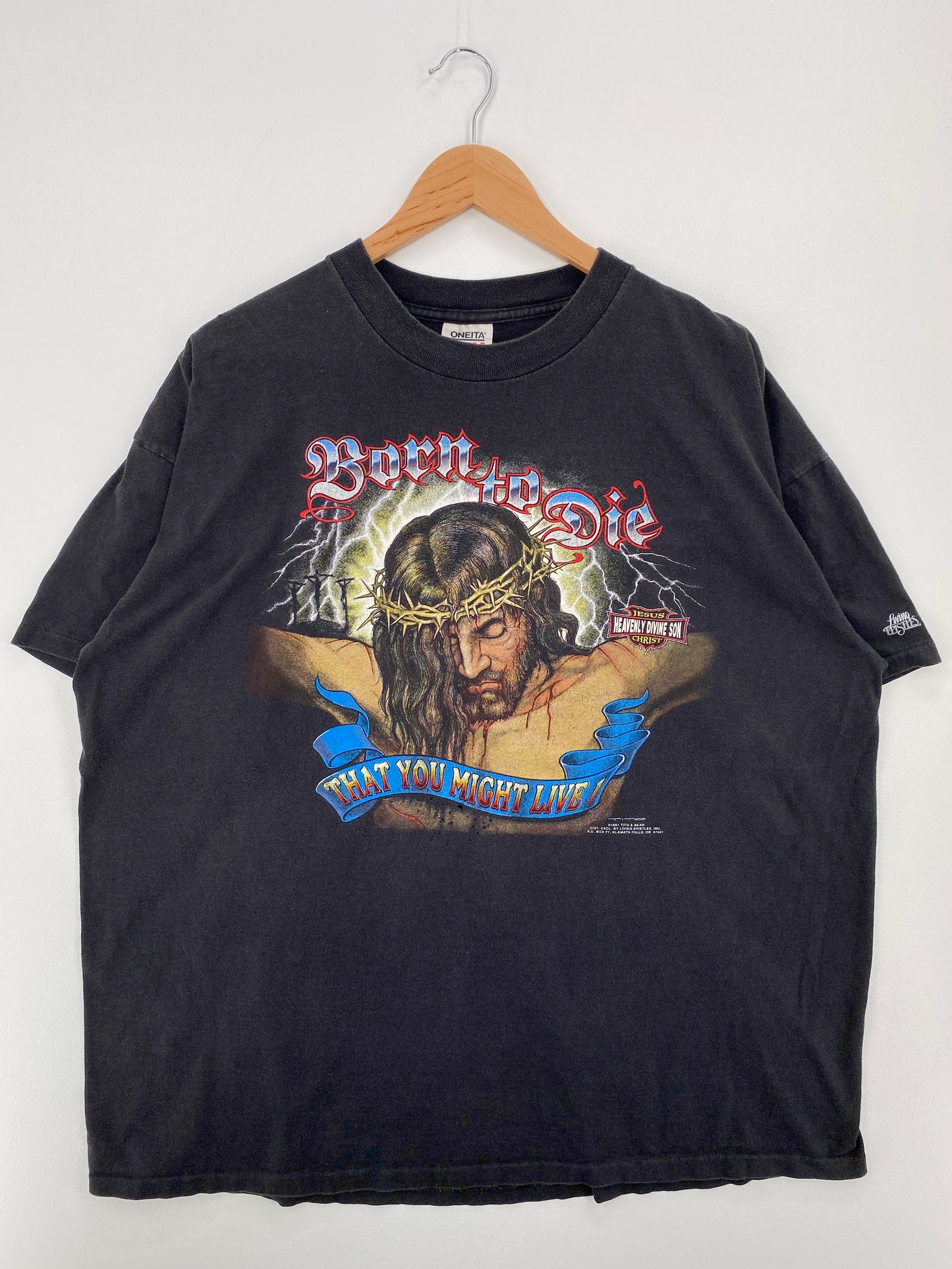 1991 TITO & BEAR Made in USA Size XL Vintage T-Shirt / A8215