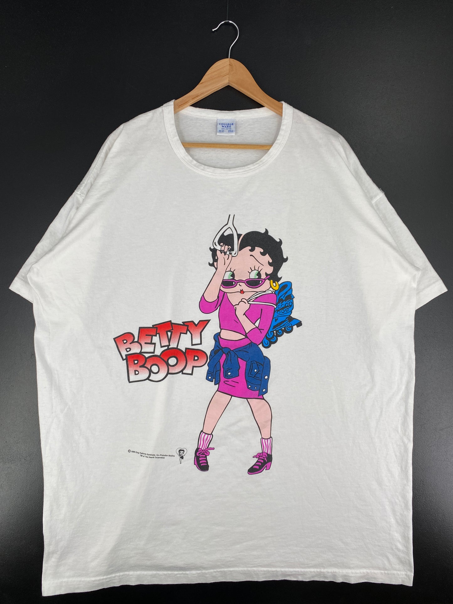 .1996 BETTY BOOP Size One Size(Approx.XXXL) Vintage T-Shirts / A5501