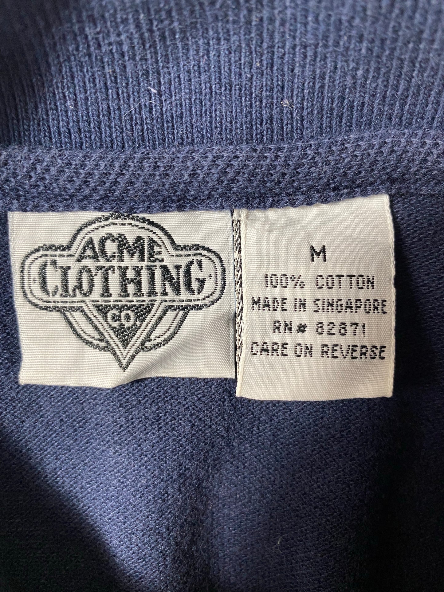 1993 LOONEY TUNES BUGS BUNNY Size M Vintage Polo-Shirts / K4428