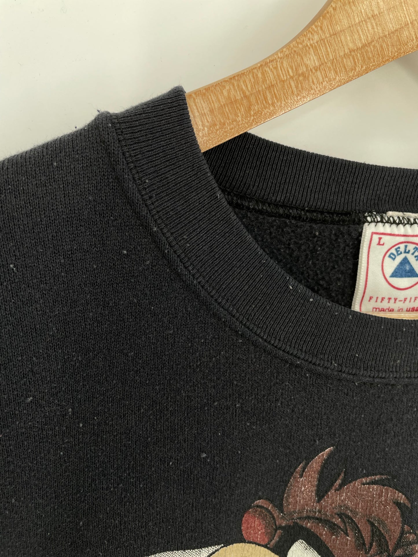 1994 TAZ x NEW YORK JETS Made in USA Size L Vintage NFL Sweat-Shirt/ K8254