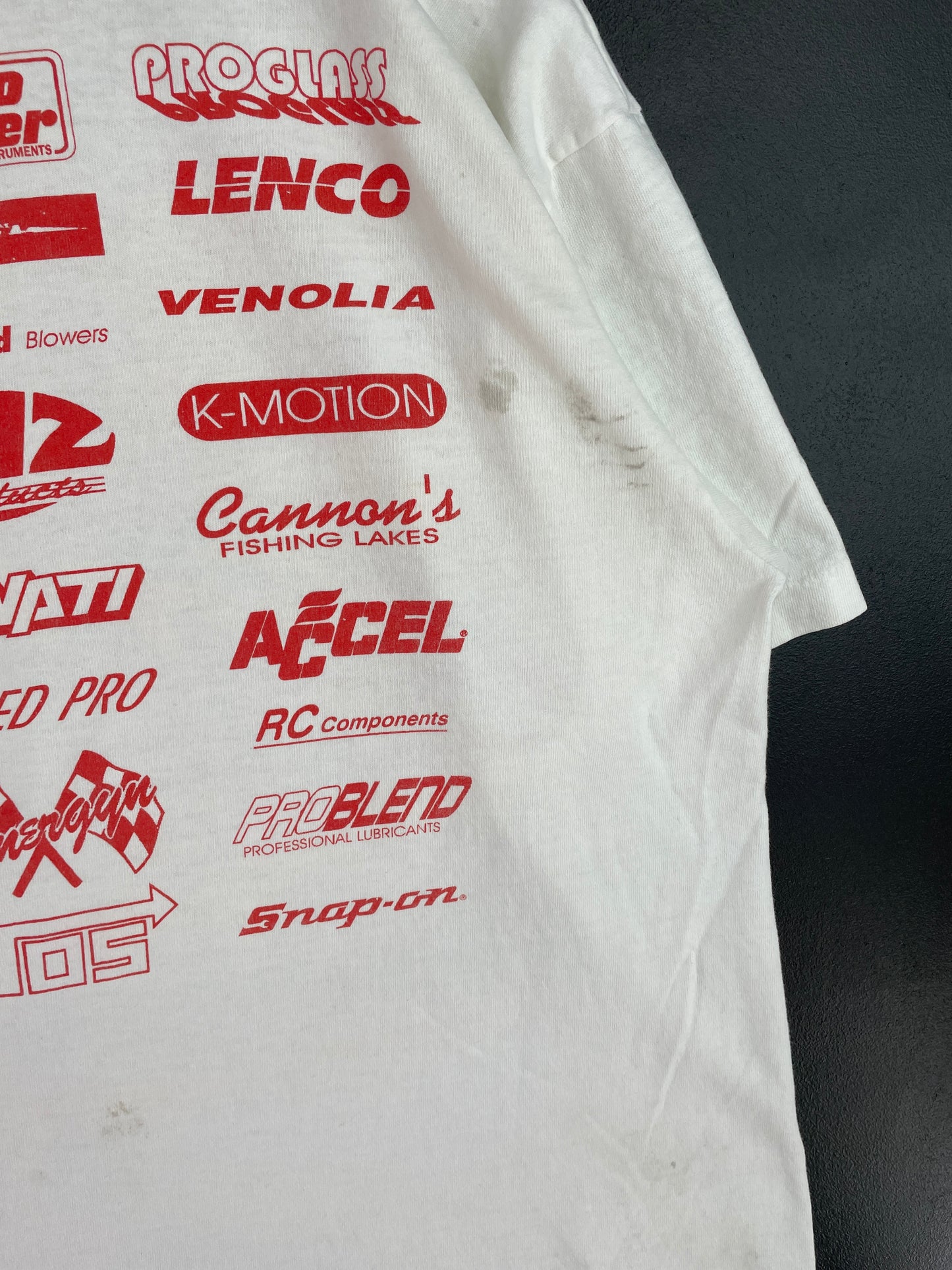 1994 NSACAR x SCOTTIN CANNON Made in USA Size XL Vintage Racing T-shirt / E129