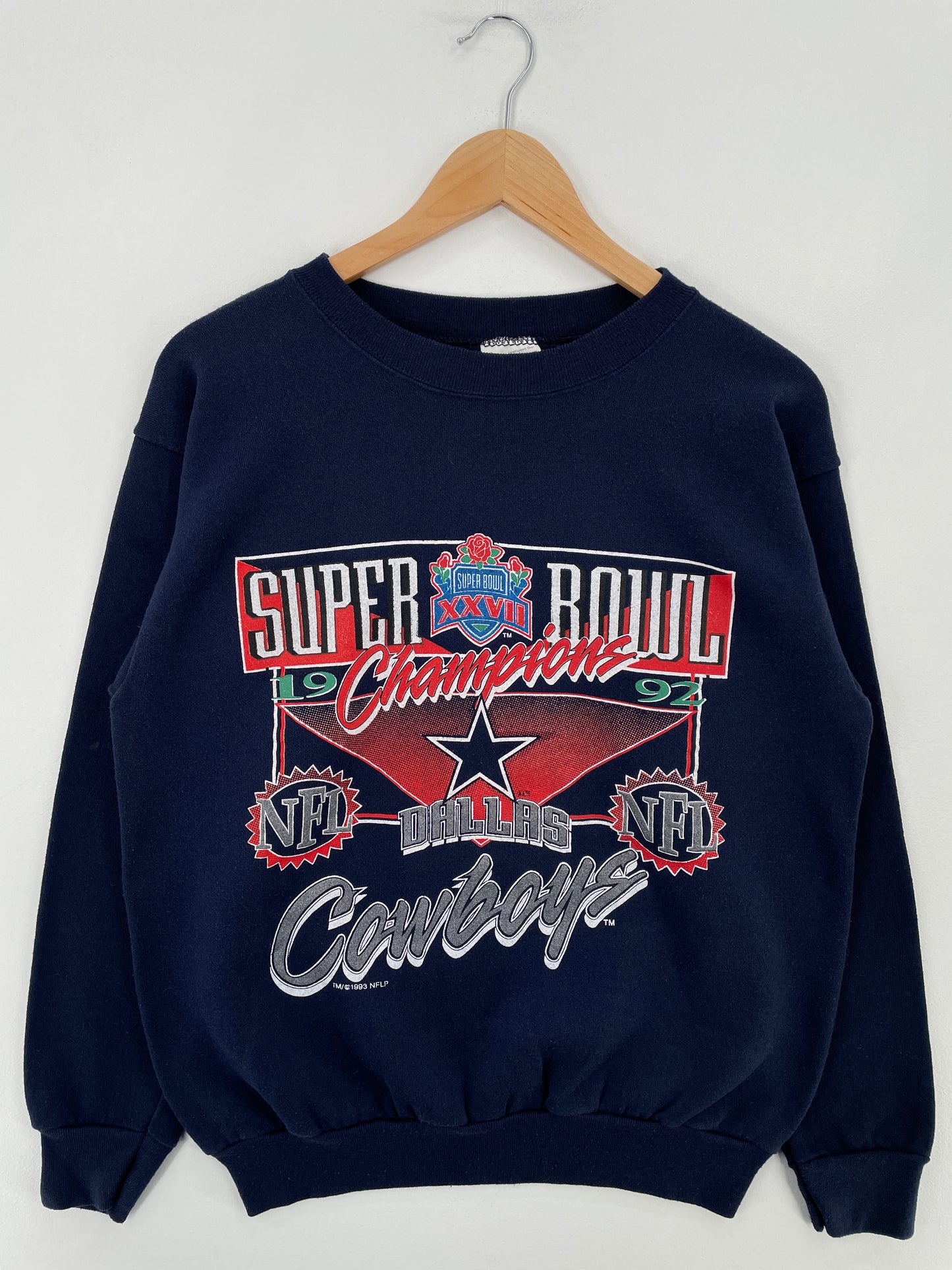 1992 DALLAS COWBOYS Made in USA Size L Vintage NFL Sweat-Shirt / E3784S