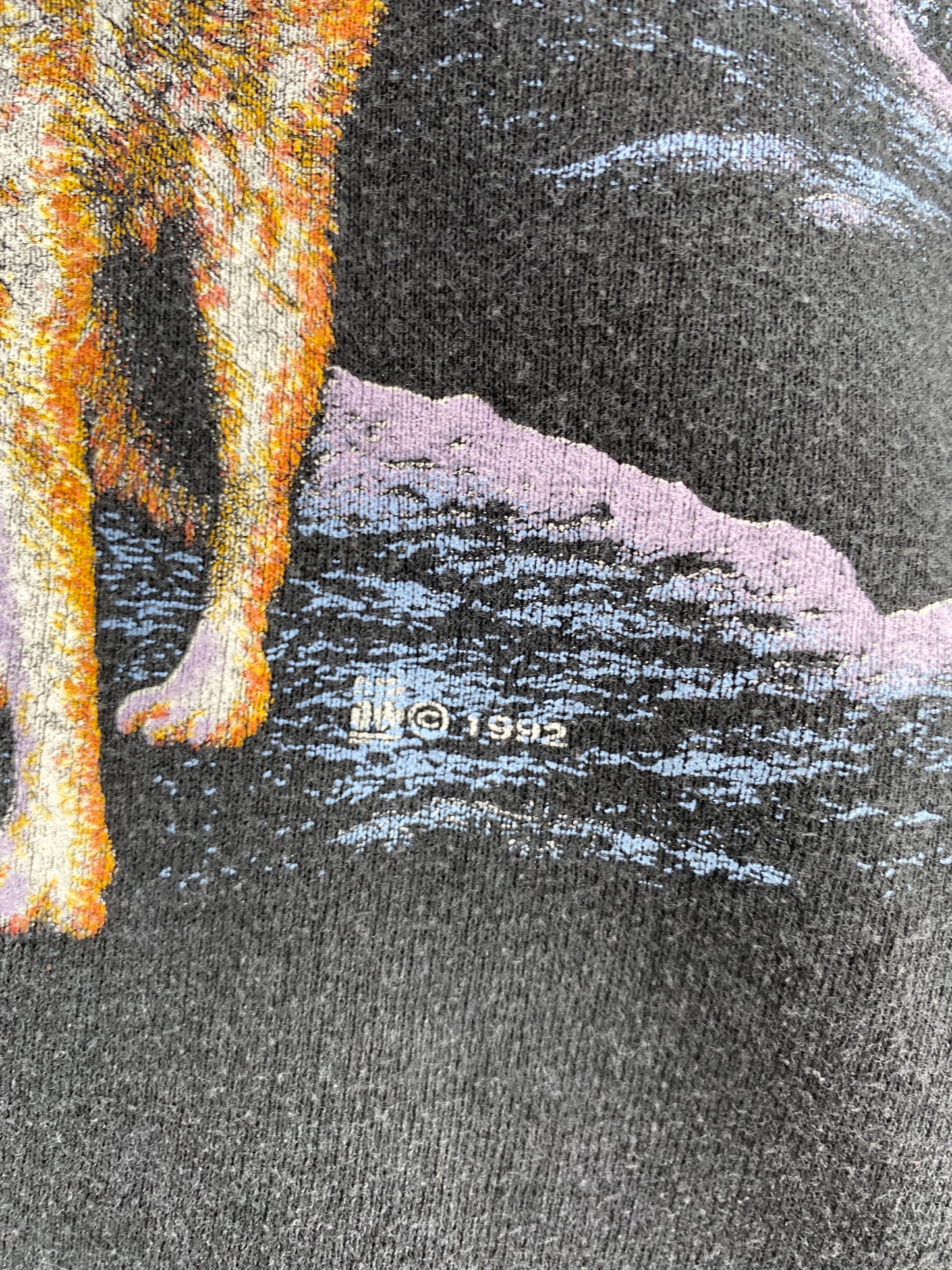 1992 THE LAST FRONTIER ALASKA Made in USA Size XL Vintage Sweat-shirt / A4211