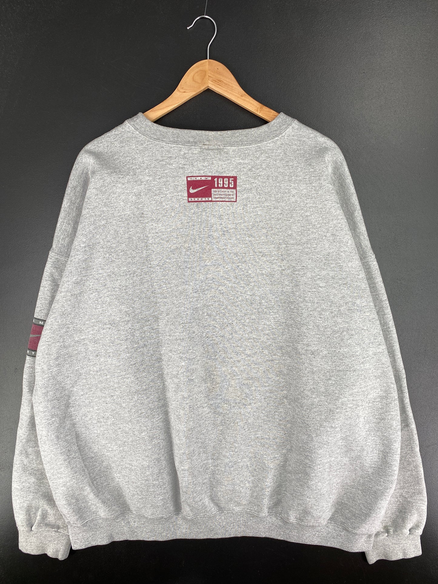 1995 NIKE x TEXAS A&M Size Approx.XXL Vintage College Sweat-Shirt / A6222