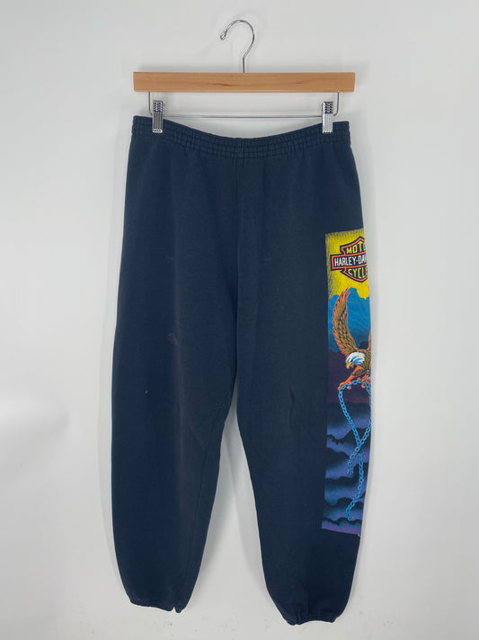 1991 HARLEY DAVIDSON Size L Sweat Pants / K8358