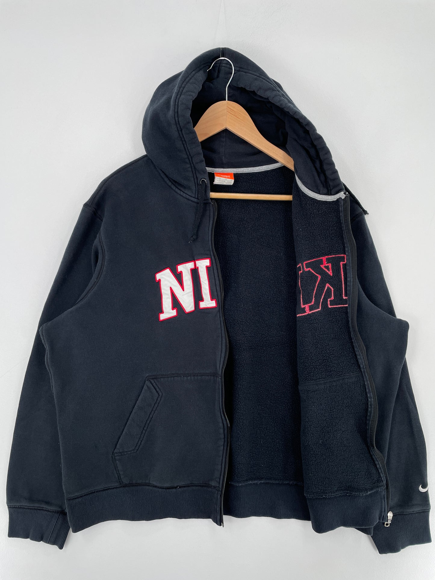 Vintage NIKE Size XL Vintage Zip-up Sweat-shirt / E3191S
