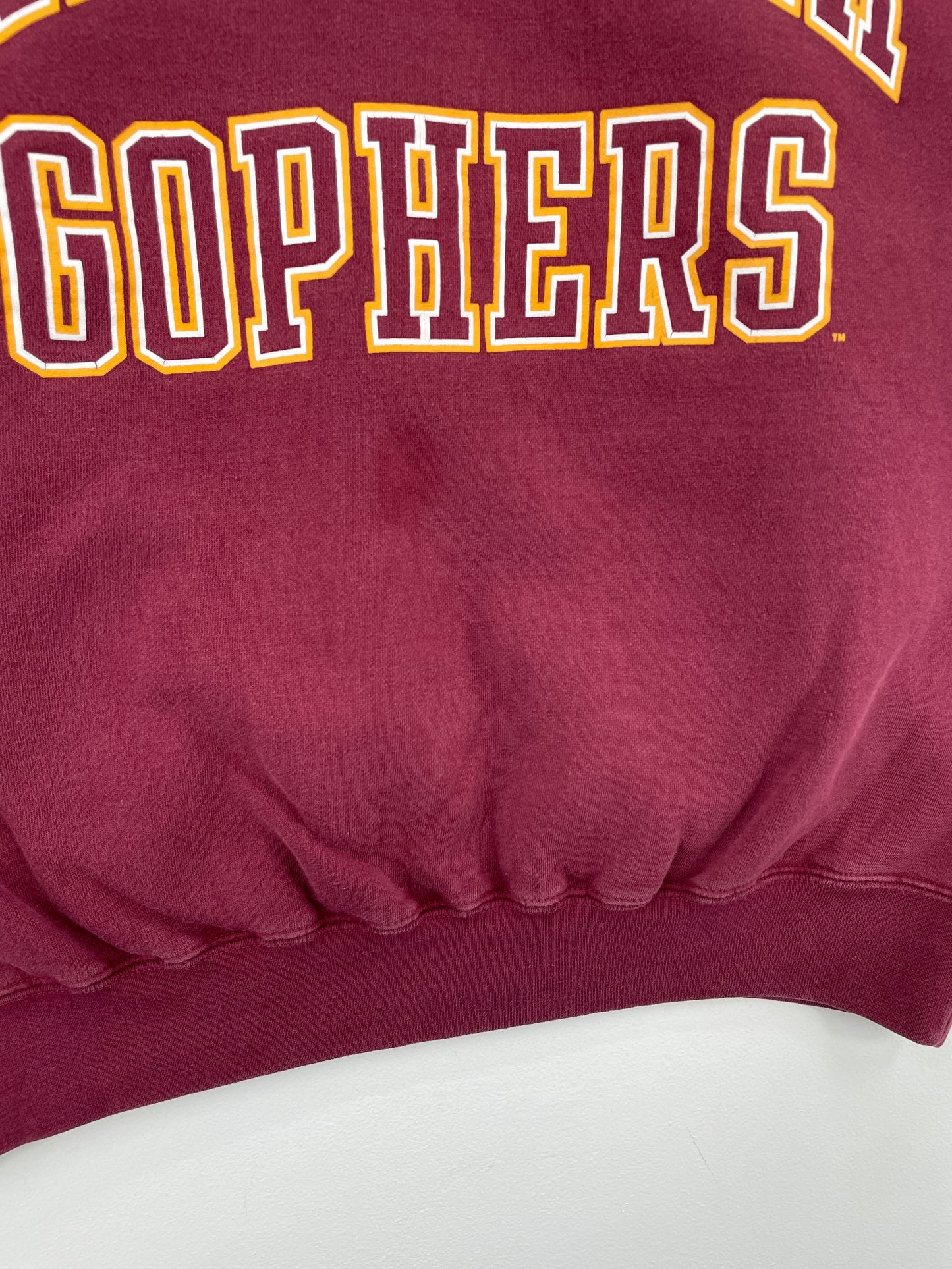90's MINNESOTA GOPHERS Size L Vintage College Sweat-Shirt / A6582