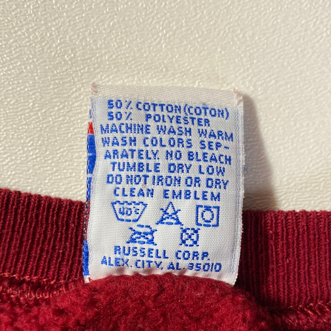 90’s RUSSELL x ALABAMA Made in USA Size XXL College Sweat-shirt / A9614
