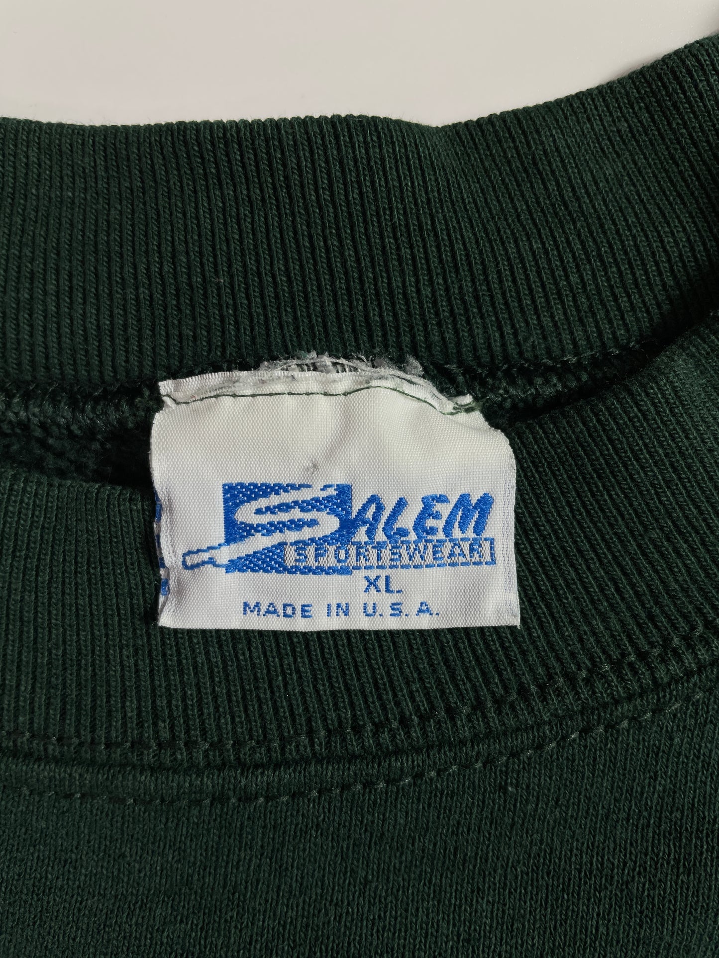1994 SALEM x GREEN BAY PACKERS Made in USA Size XL Vintage NFL Sweat-Shirt / A3566