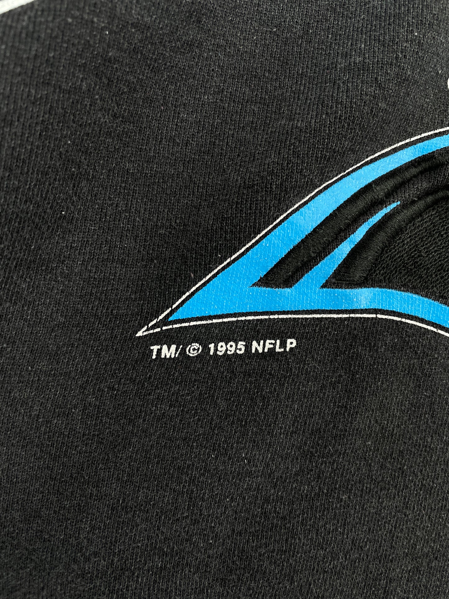 1995 STARTER x CAROLINA PANTHERS Made in USA Size XL Vintage College Sweat-shirt / E1507S
