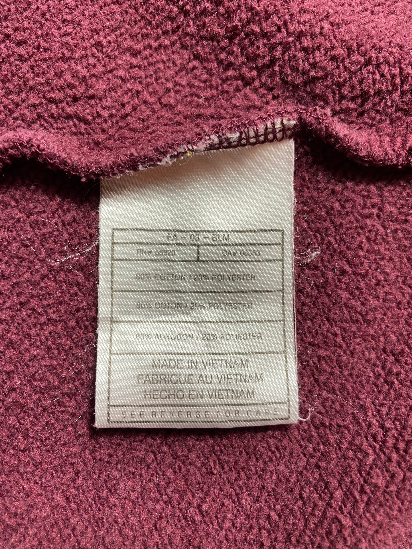 00' NIKE MISSISSIPPI Size XL Vintage Sweat-shirt / K5575