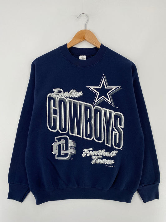 1993 DALLAS COWBOYS Size L Vintage NFL Sweat-Shirt / E5227S