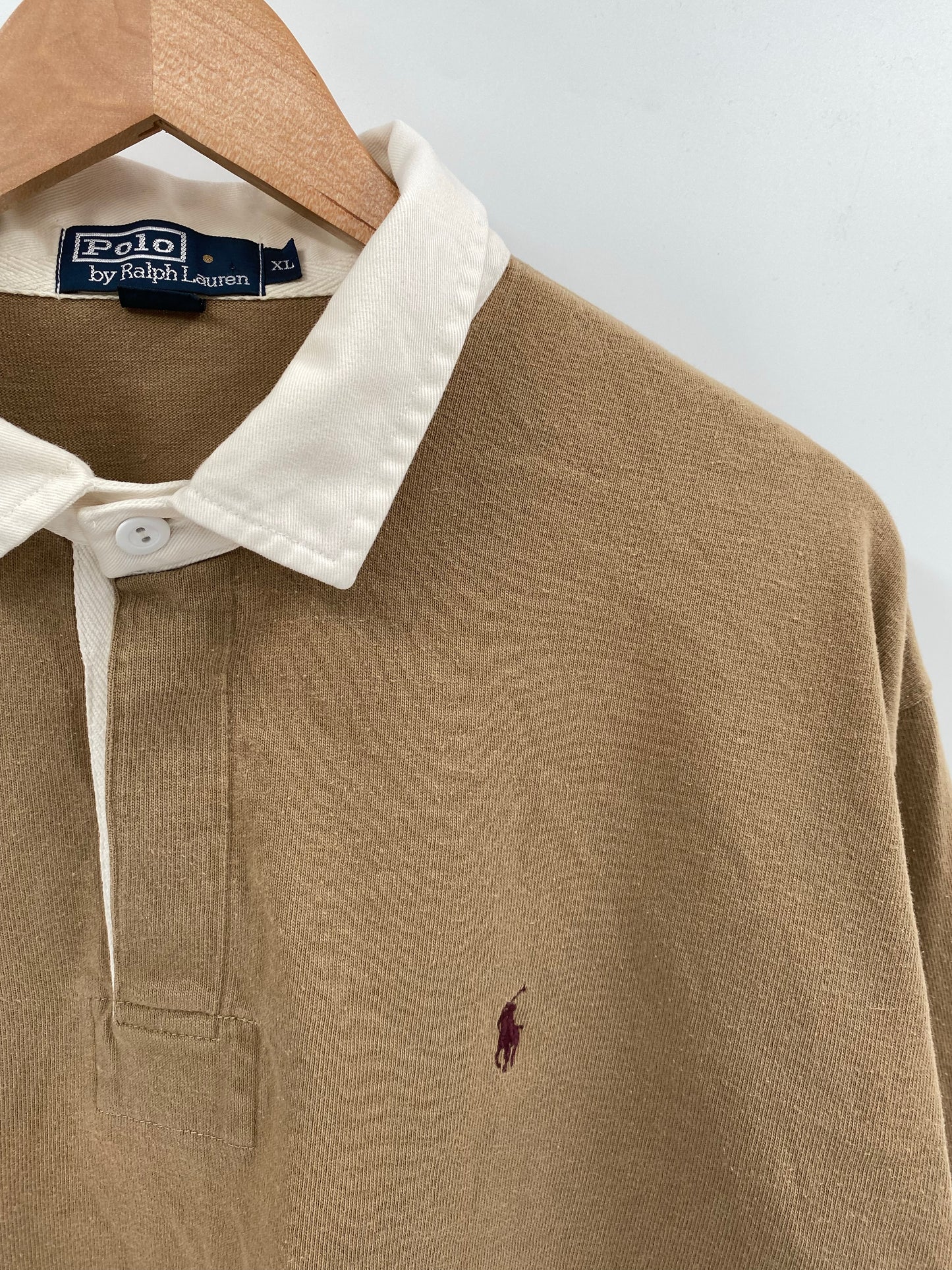 Vintage POLO RALPH LAUREN Size XL Rugby-Shirt / k6948