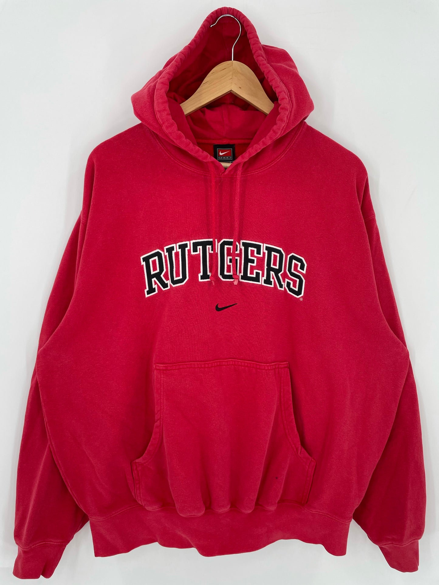 00's NIKE RUTGERS UNIVERSITY Size L Vintage Hoodie Sweat shirt / K5349