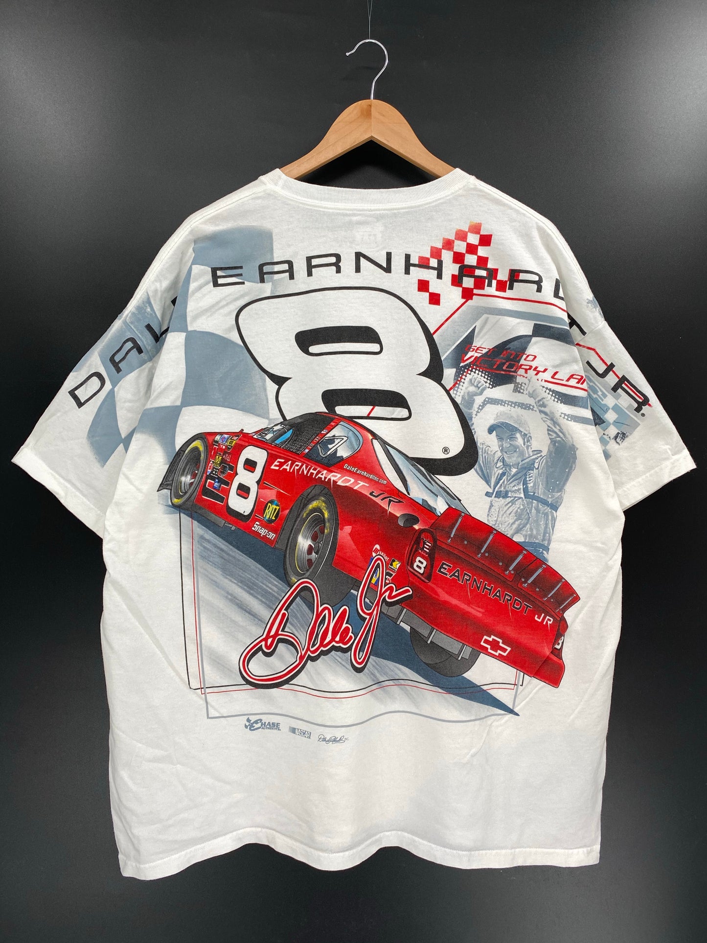 00’ DALE EARNHARDT JR Size XL Vintage Racing T-Shirts / K4349