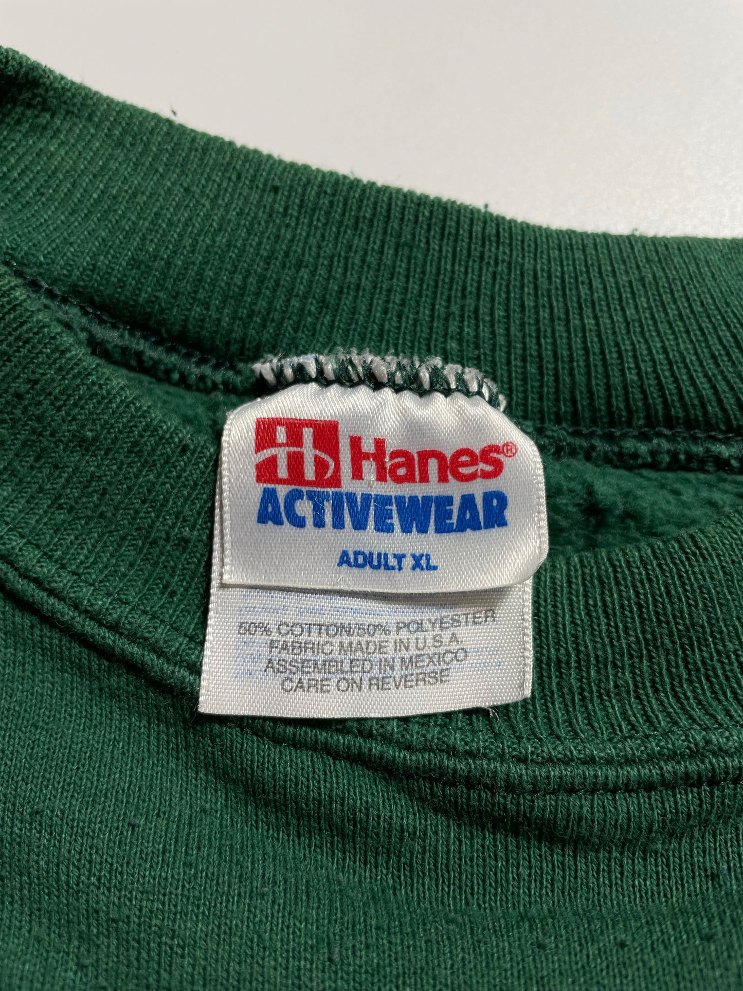 1995 LOONEY TUNES MIAMI HURICANES MAde in USA Size XL Vintage College Sweat-shirt / K8844