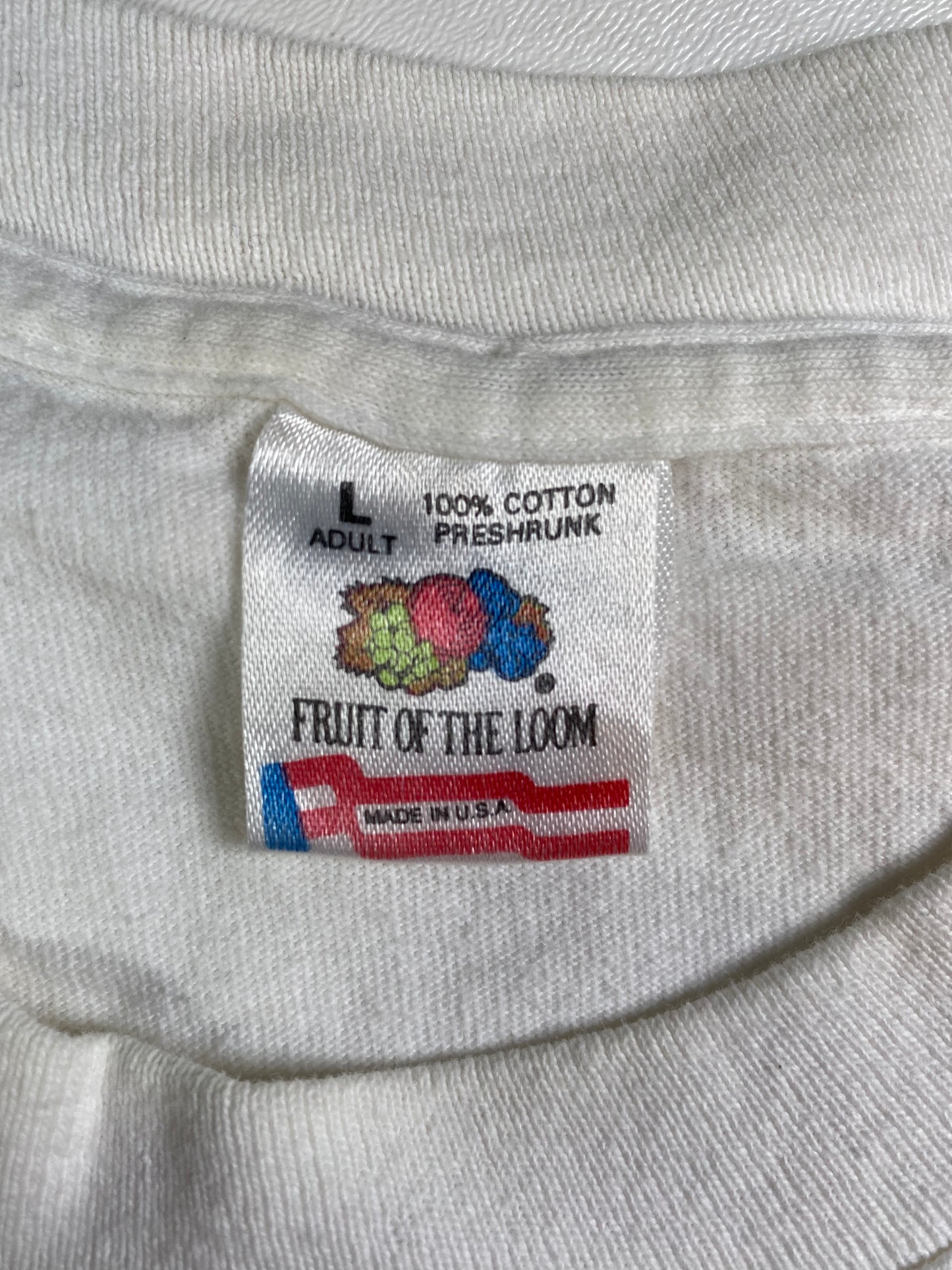 1992 BUTT NAKED FISHING Made in USA Size L Vintage T-Shirt / A3121