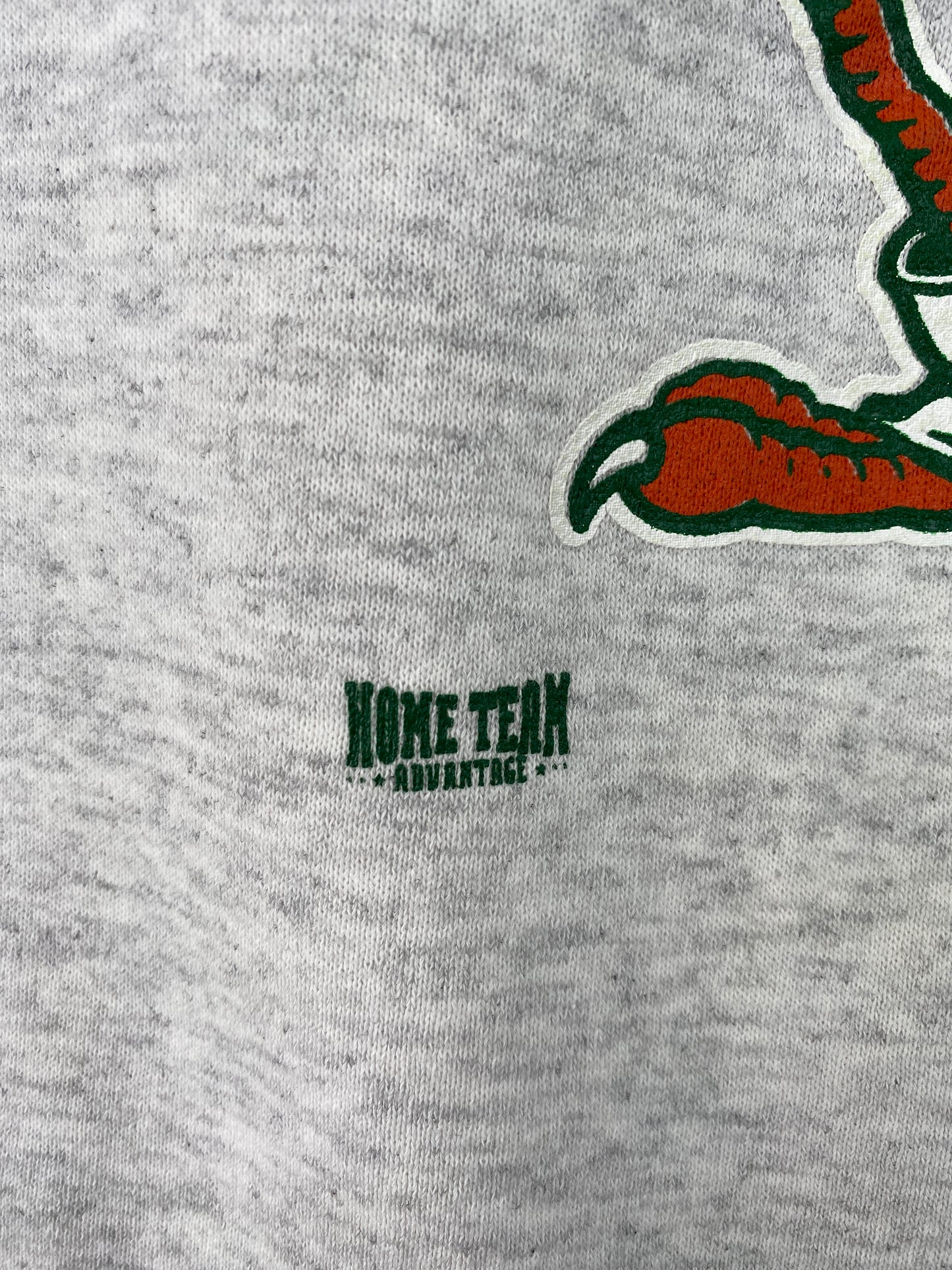 90's MIAMI HURRICANES Made in USA Size L Vintage College Sweat-Shirt / A7252