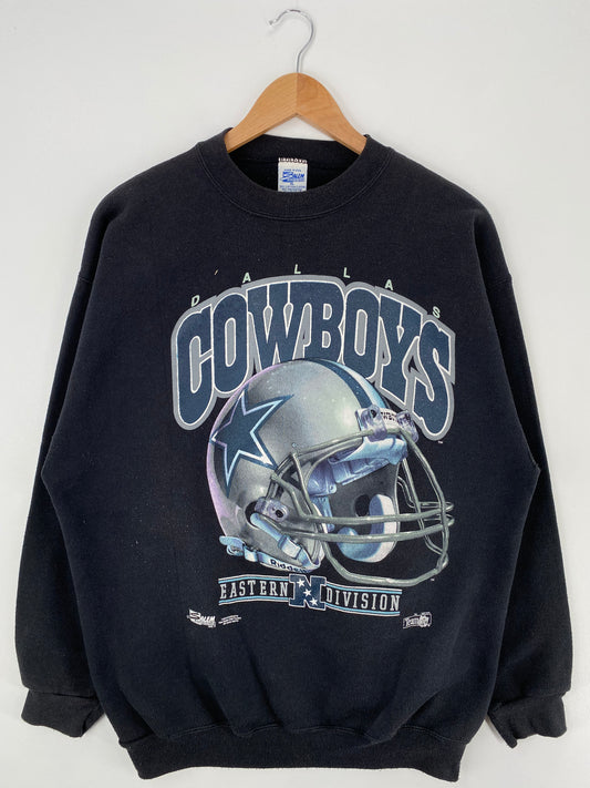 1992 SALEM x DALLAS COWBOYS Made in USA Size XL Vintage NFL Sweat-shirt / A762