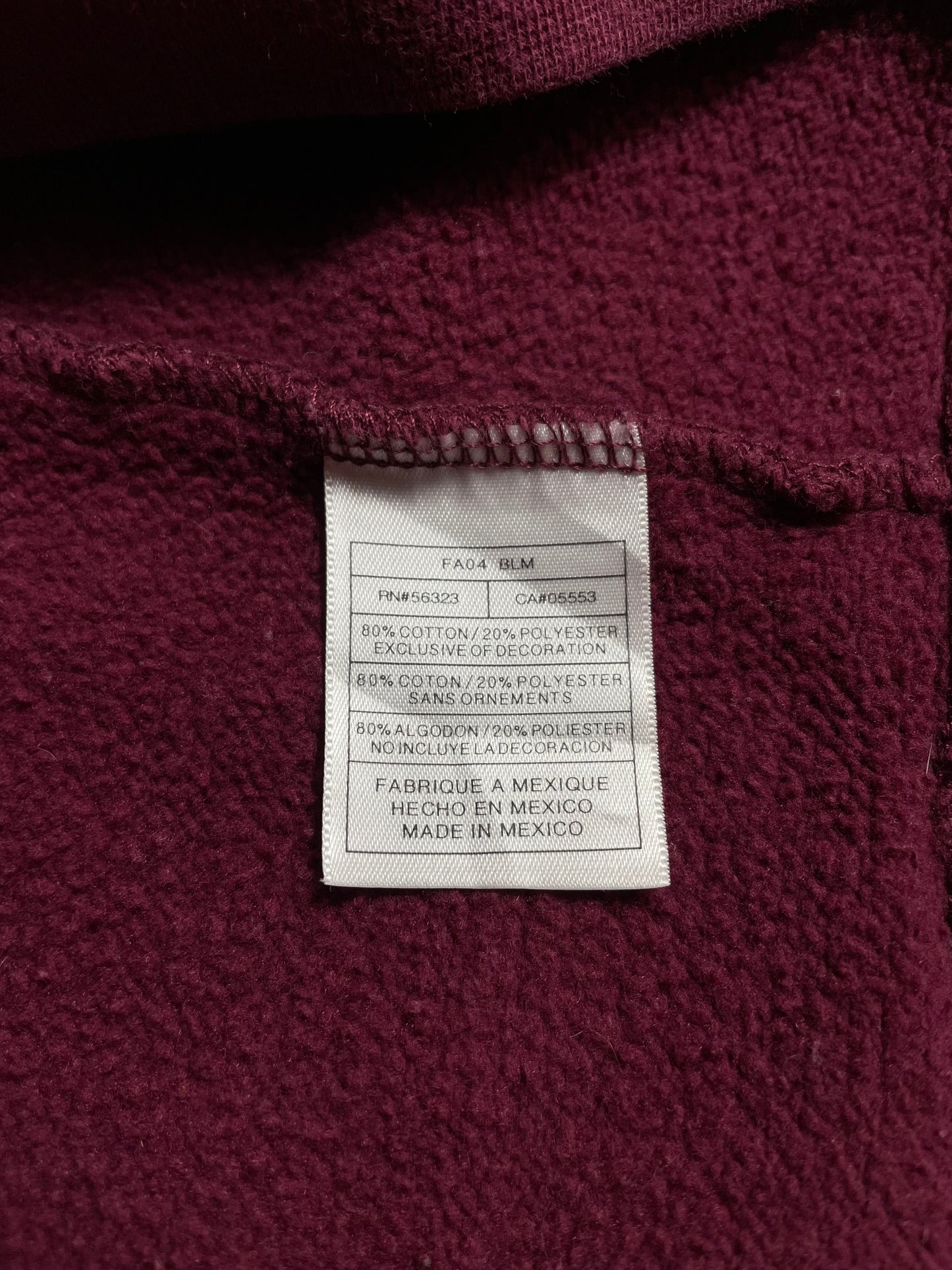 00' NIKE TEXAS A&M Size L Vintage College Sweat-shirt / K8865