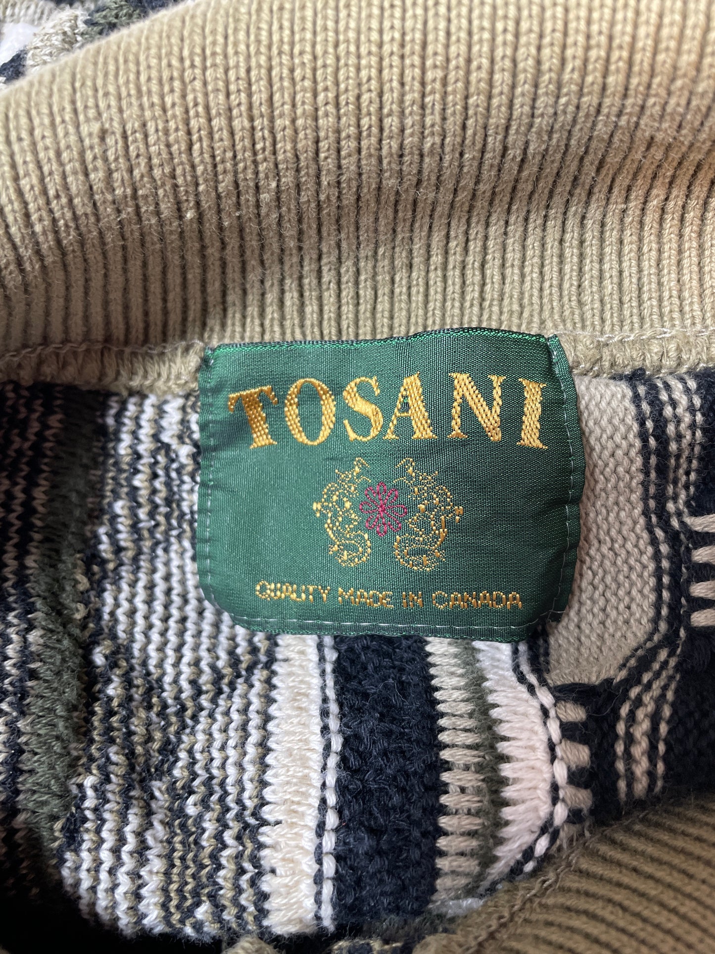 Vintage 3D COOGI- Style Approx Size L Knit Sweater / K1002