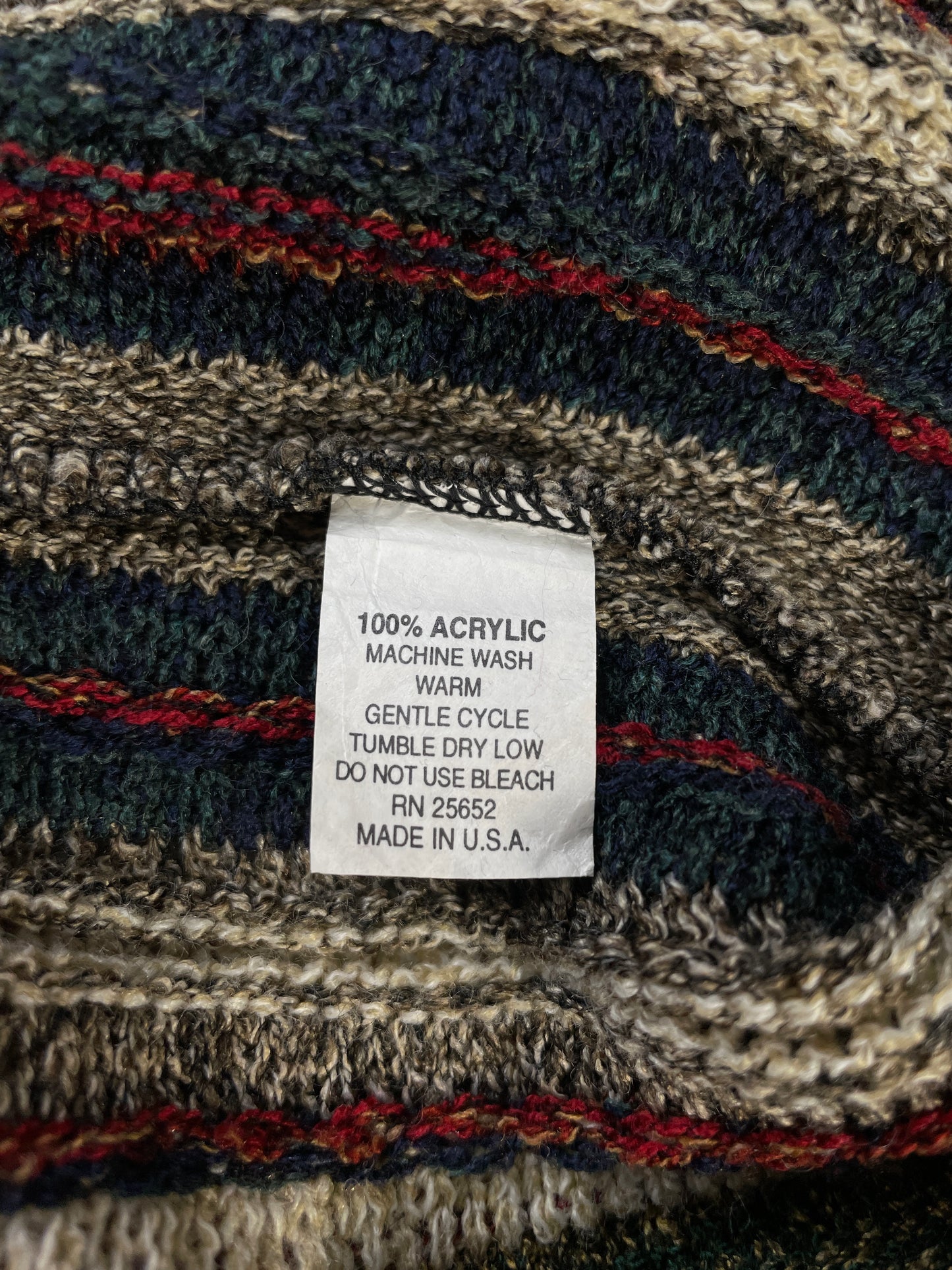 Vintage 3D COOGI- Style Mde in USA Size L Knit Sweater / A8692