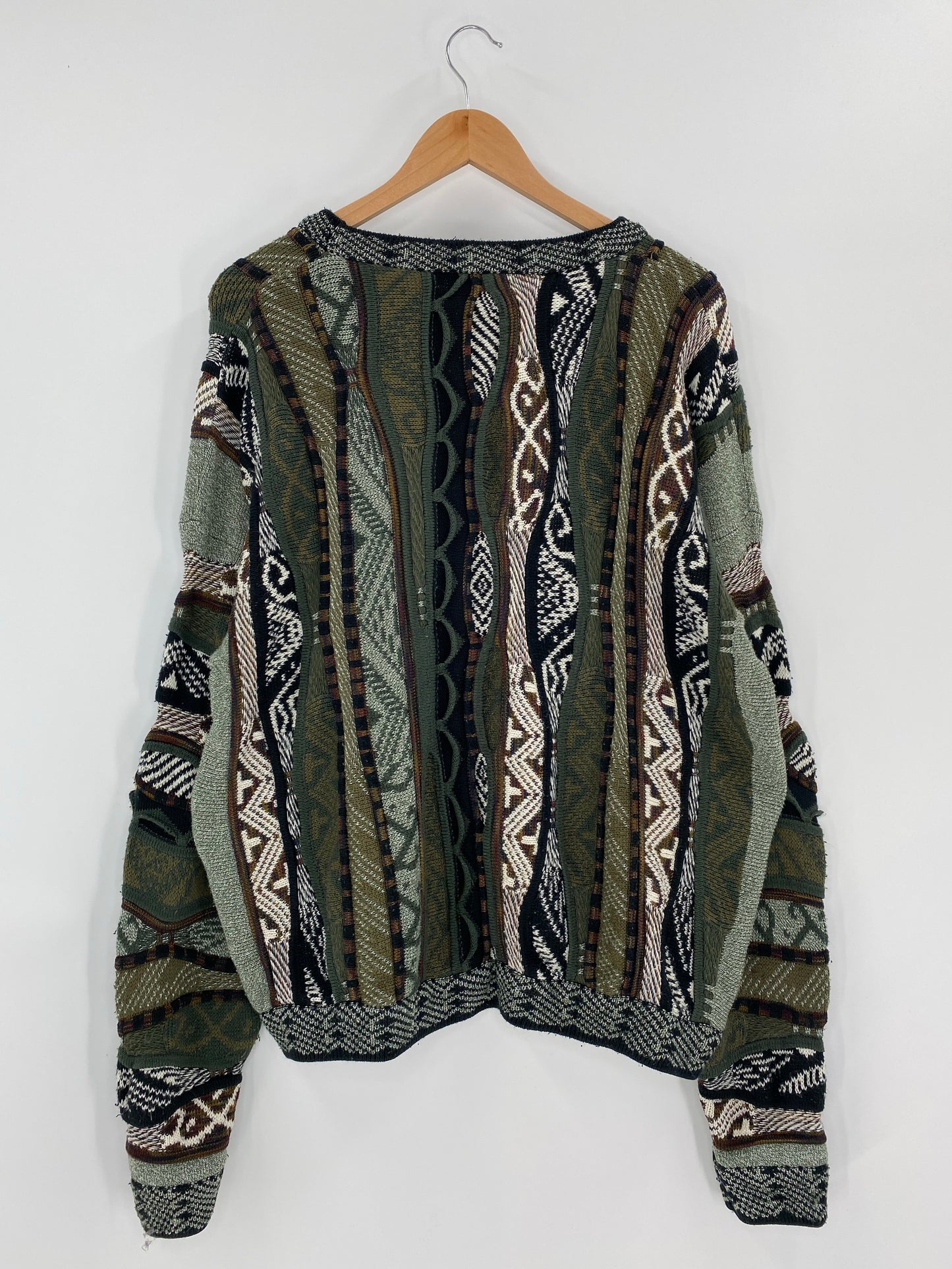 Vintage 3D COOGI- Style Size XL Knit Sweater / K4738