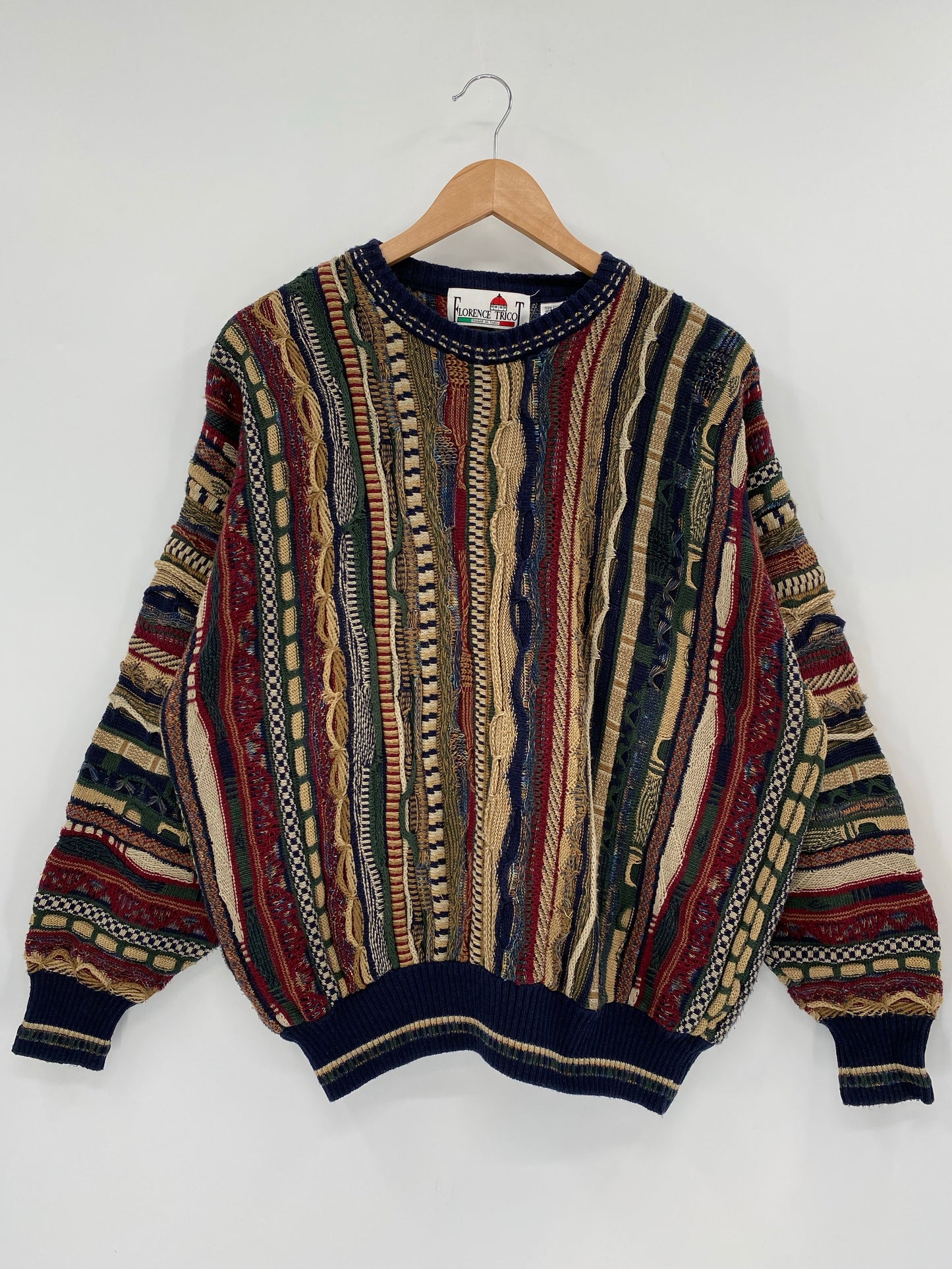 Vintage 3D COOGI- Style Size L Knit Sweater / K6994