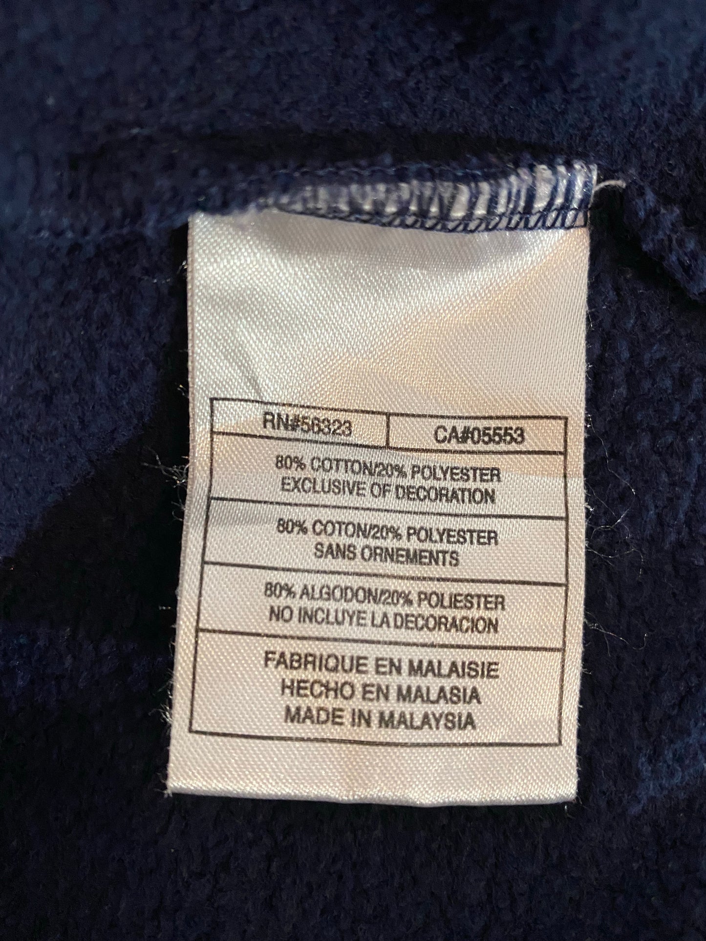 00' NIKE Size M Vintage Half Zip Sweat-Shirt / K7046