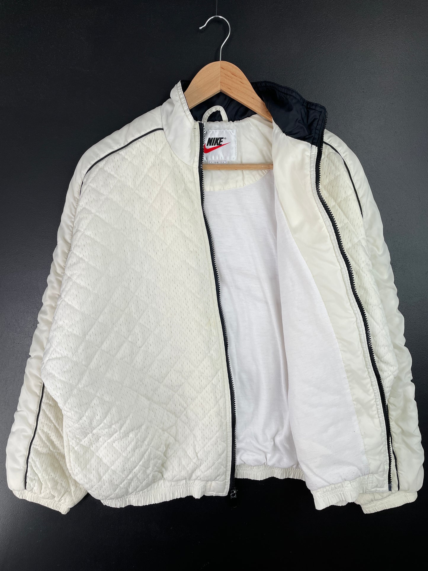 .90's NIKE Size Ladeis.L Padded Nylon Jacket / A9325