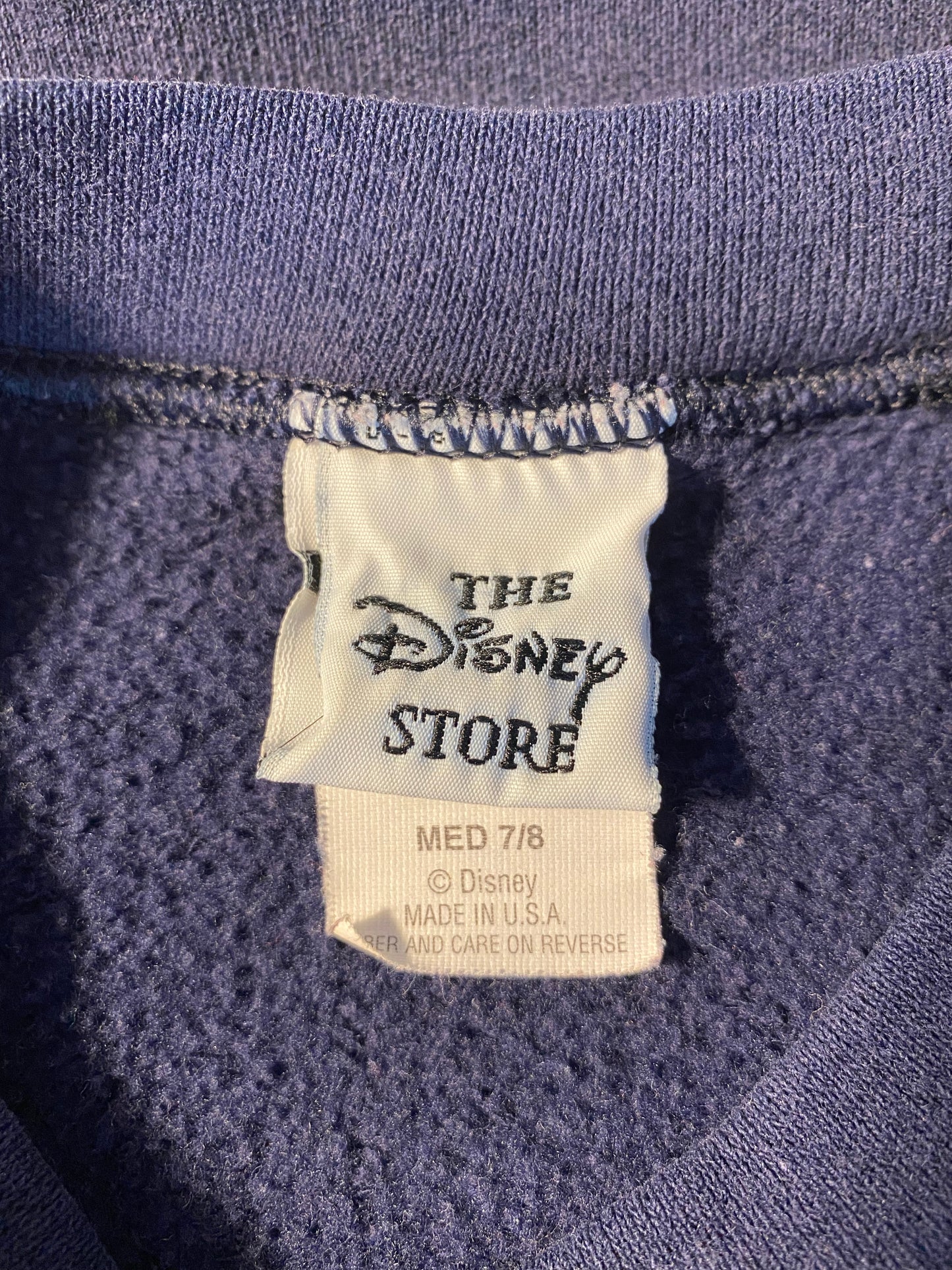 00' DISNEY TIGGER Made in USA Size Kid's M Vintage Sweat-shirt / k5676