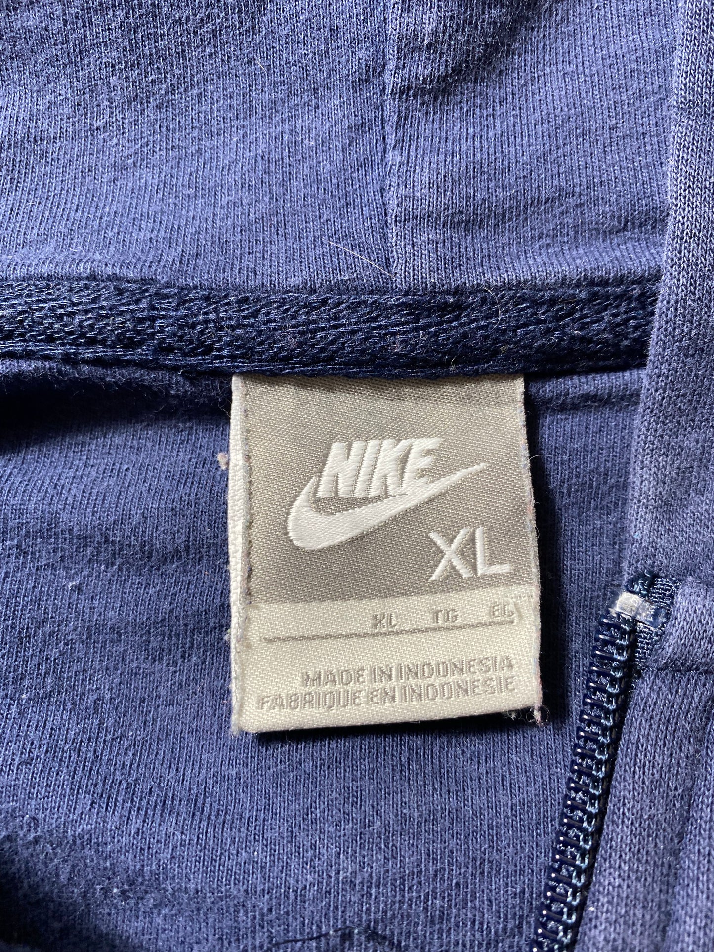 00' NIKE Size XL Vintage Zip-up Hoodie Sweat shirt / K8024