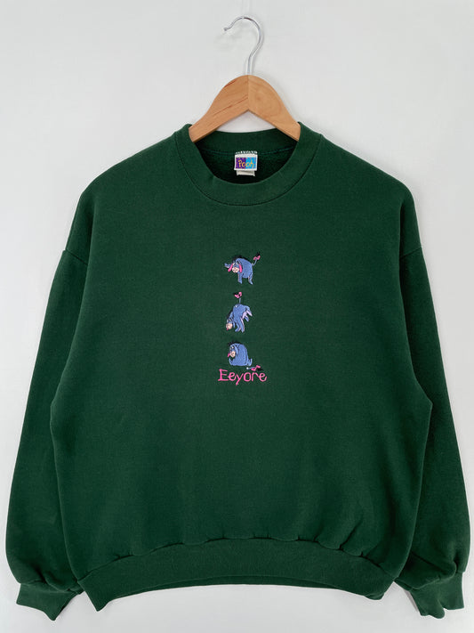 00’ DISNEY EEYORE Size Approx.M Sweat-shirt / E155