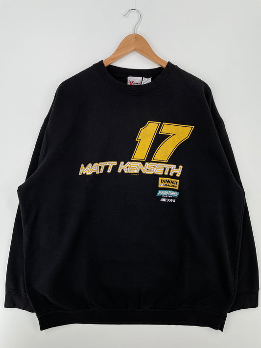 00' MATT KENSETH Size XXXL Vintage Racing Sweat-shirt / A8613