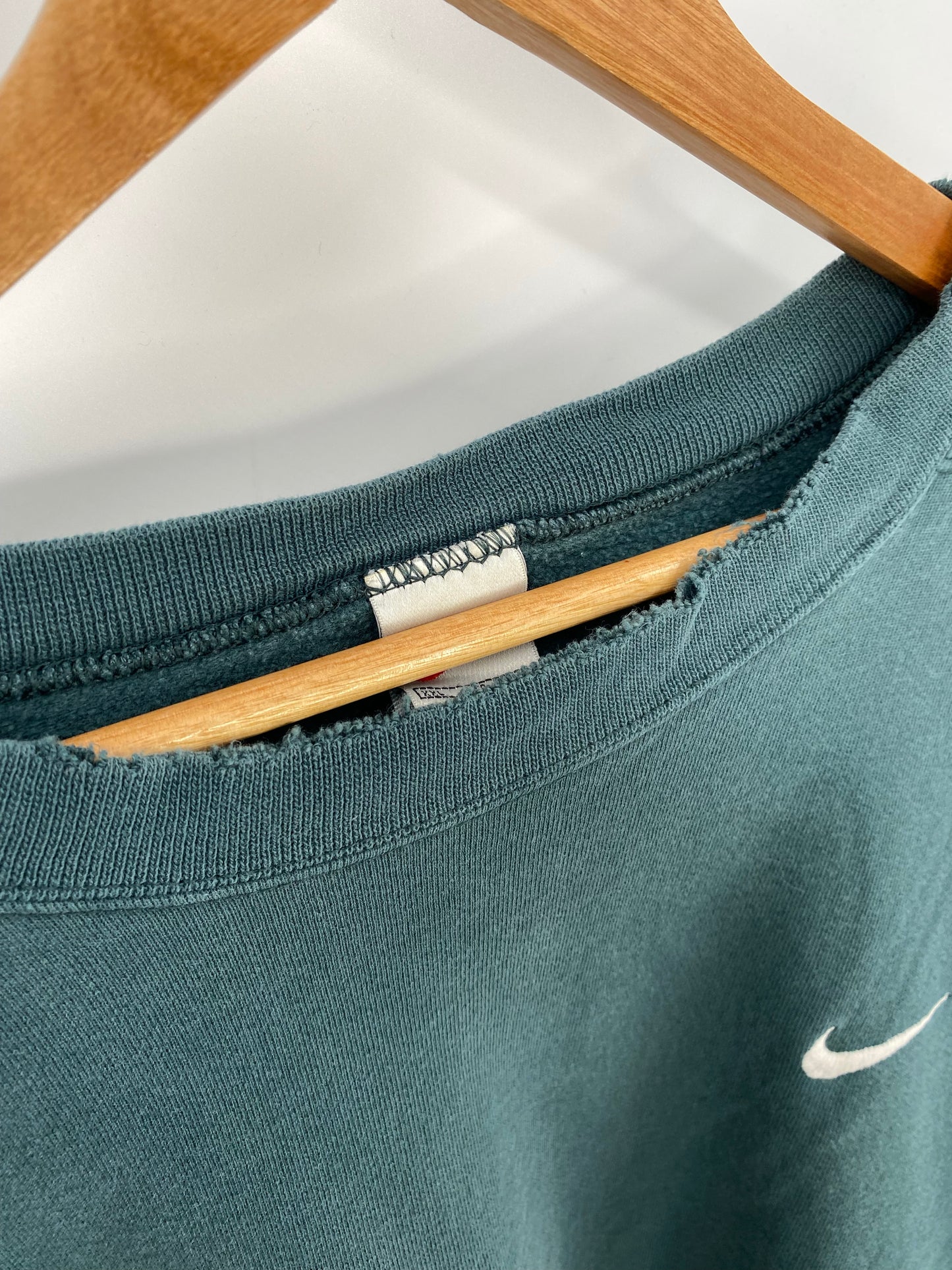 00’ NIKE MINI SWOOSH Made in USA Size XXL Vintage Sweat-Shirt / K4449